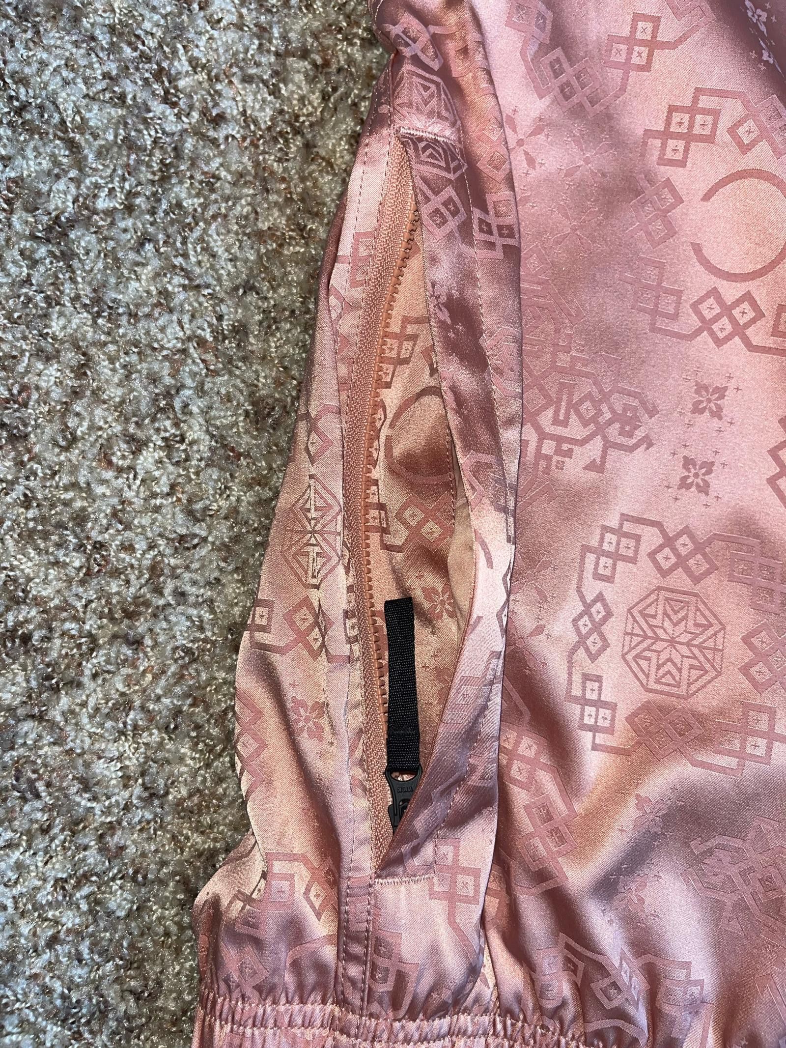 Nike Nike x Clot Rose Gold Silk Track Jacket Sample Size US L / EU 52-54 / 3 - 3 Thumbnail