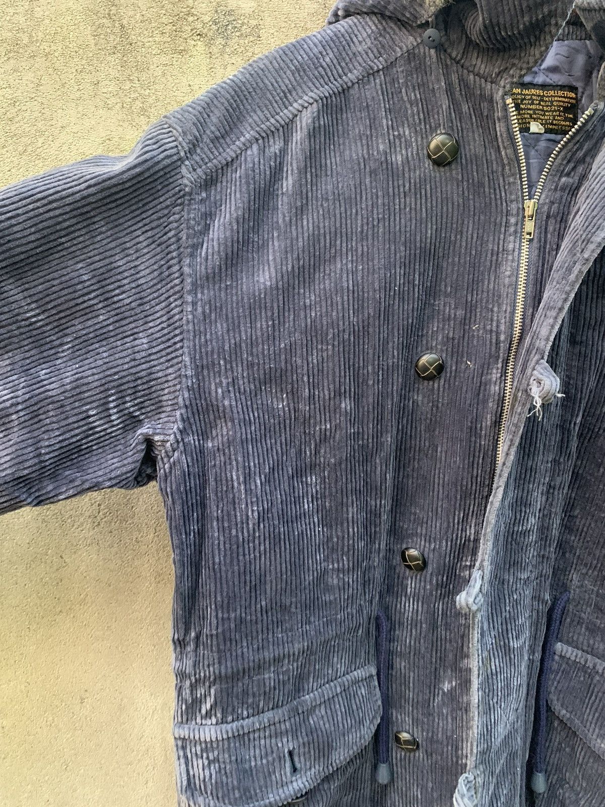 Japanese Brand JJC Fur Hoodie Corduroy Down Jacket Coat lgb ifsix Size US L / EU 52-54 / 3 - 4 Thumbnail