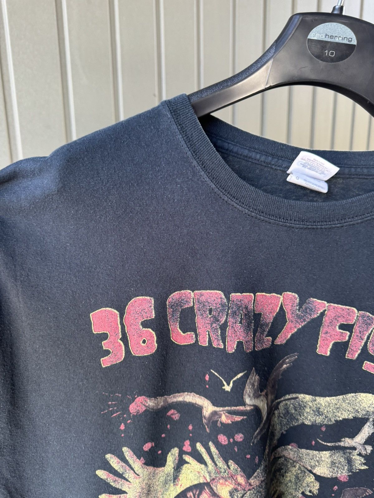 Band Tees × Vintage Crazy Fists 36 We GaveIt Hell Vintage tee Size US L / EU 52-54 / 3 - 6 Thumbnail