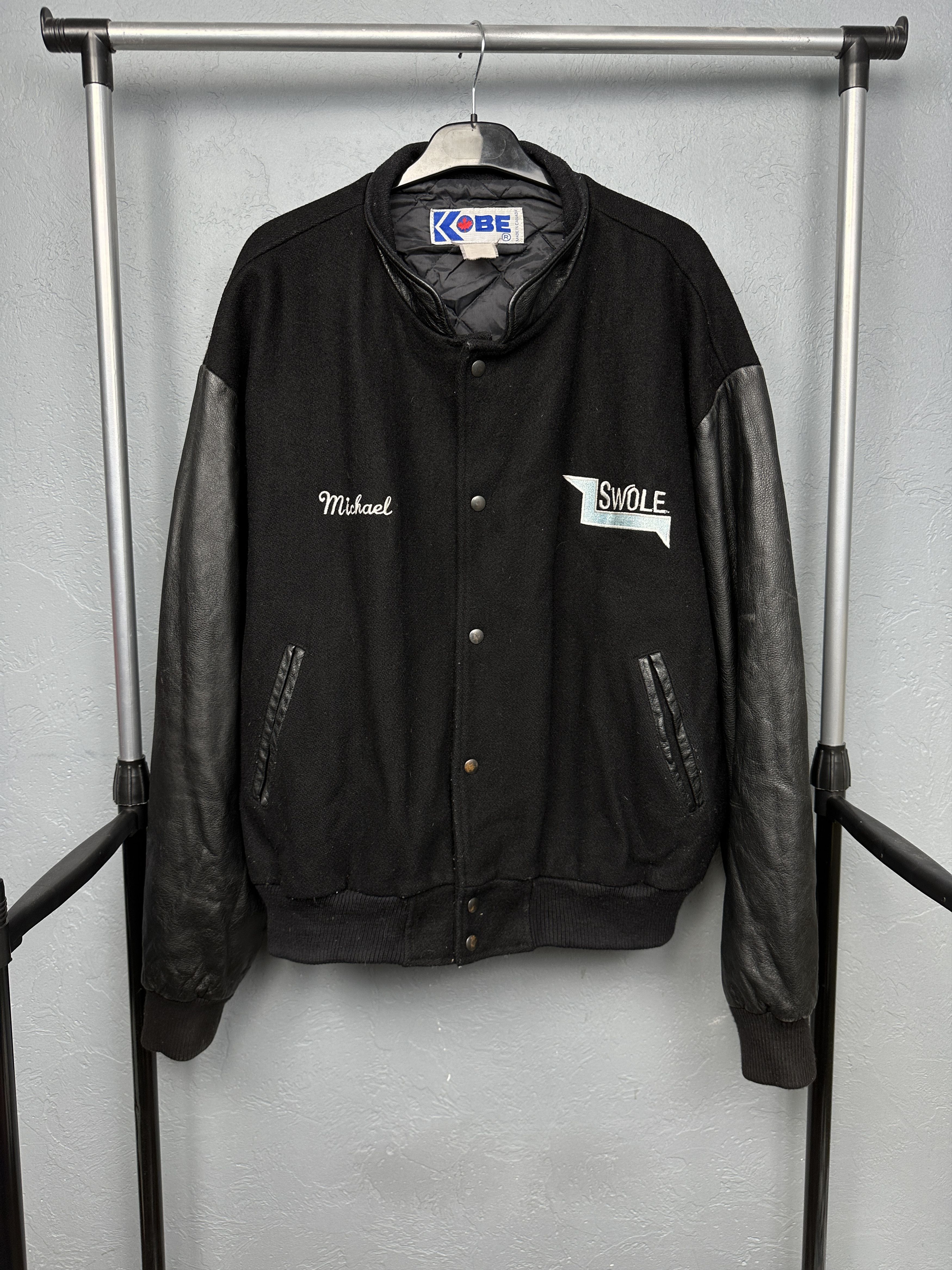 Vintage Kobe 90s Vintage Mens Wool Leather Varsity Jacket NHL Size US XXL / EU 58 / 5 - 1 Thumbnail