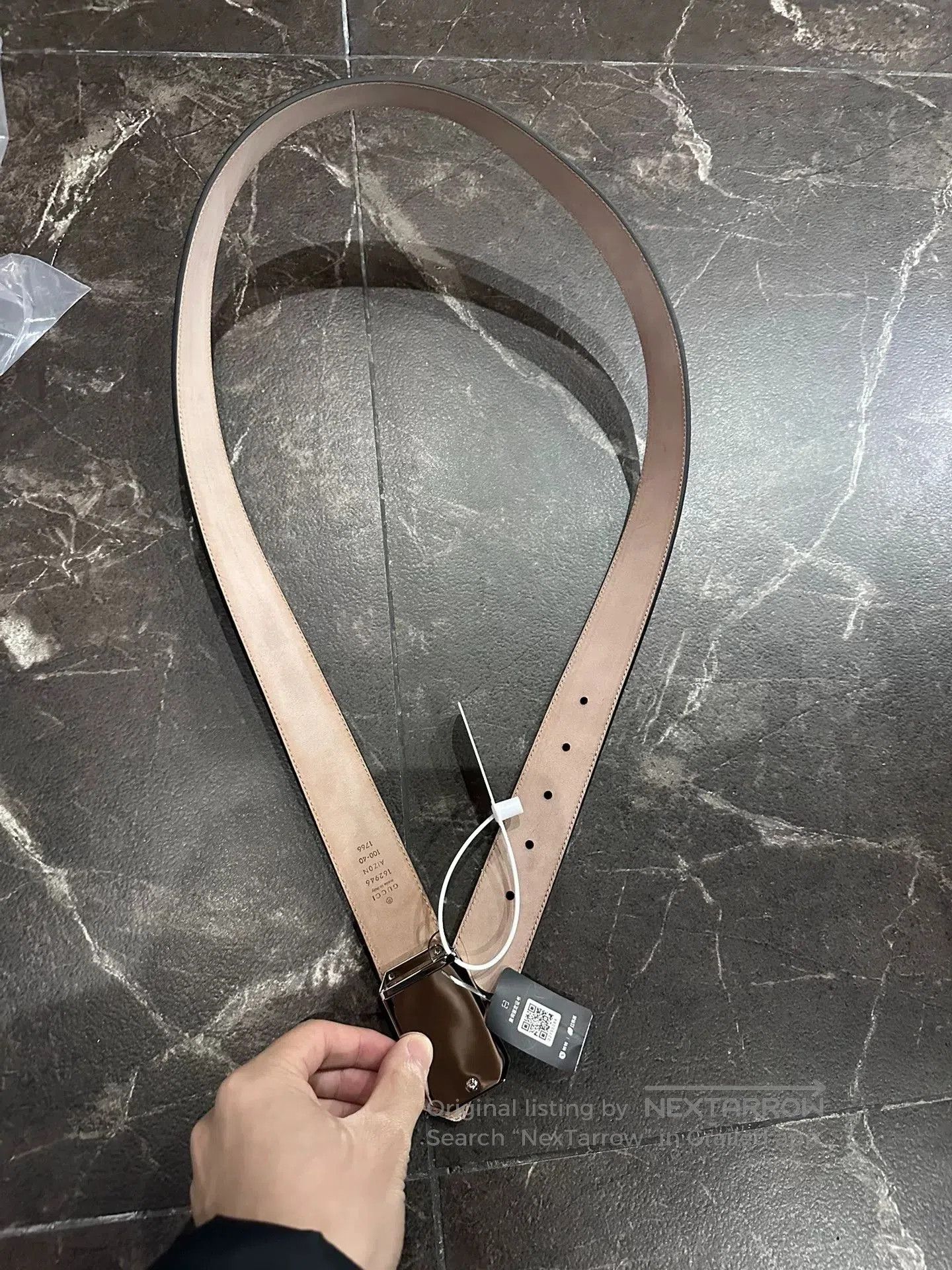 Gucci Gucci Leather Belt Men's. Size ONE SIZE - 2 Thumbnail