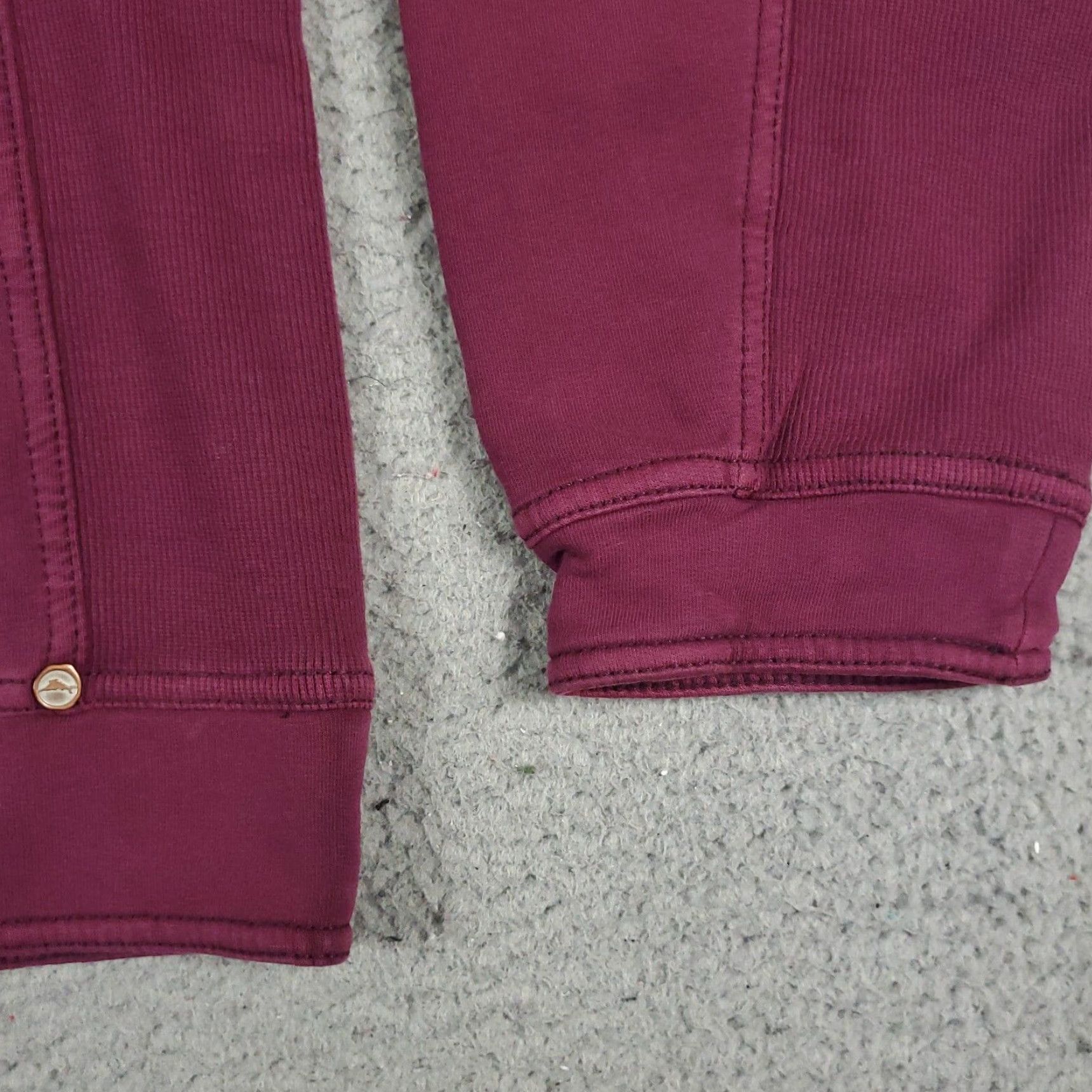 Tommy Bahama Tommy Bahama Sweater Mens Large Purple 1/4 Zip Pullover Size US L / EU 52-54 / 3 - 4 Thumbnail