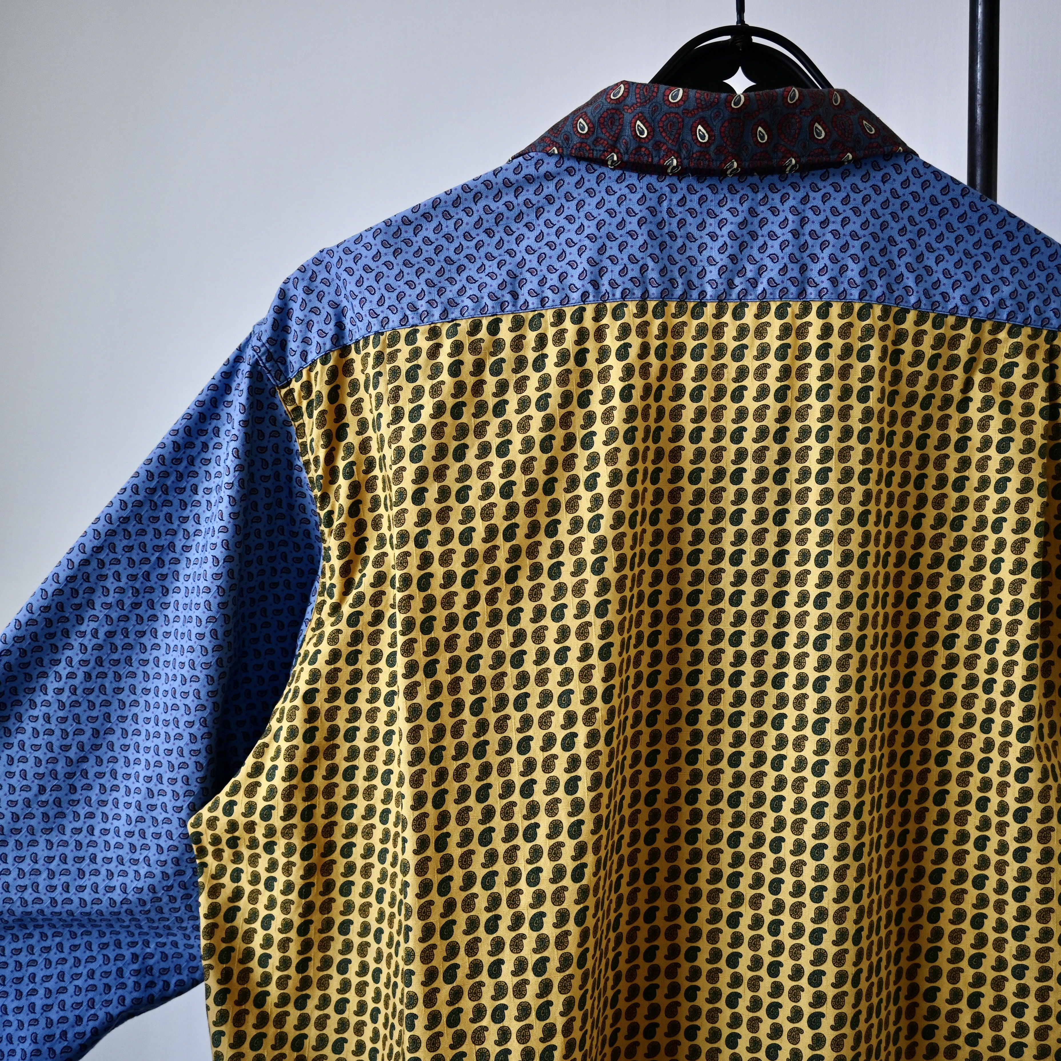 Beams Plus BEAMS Plus multicolor paisley panel open color shirt Size US M / EU 48-50 / 2 - 4 Thumbnail