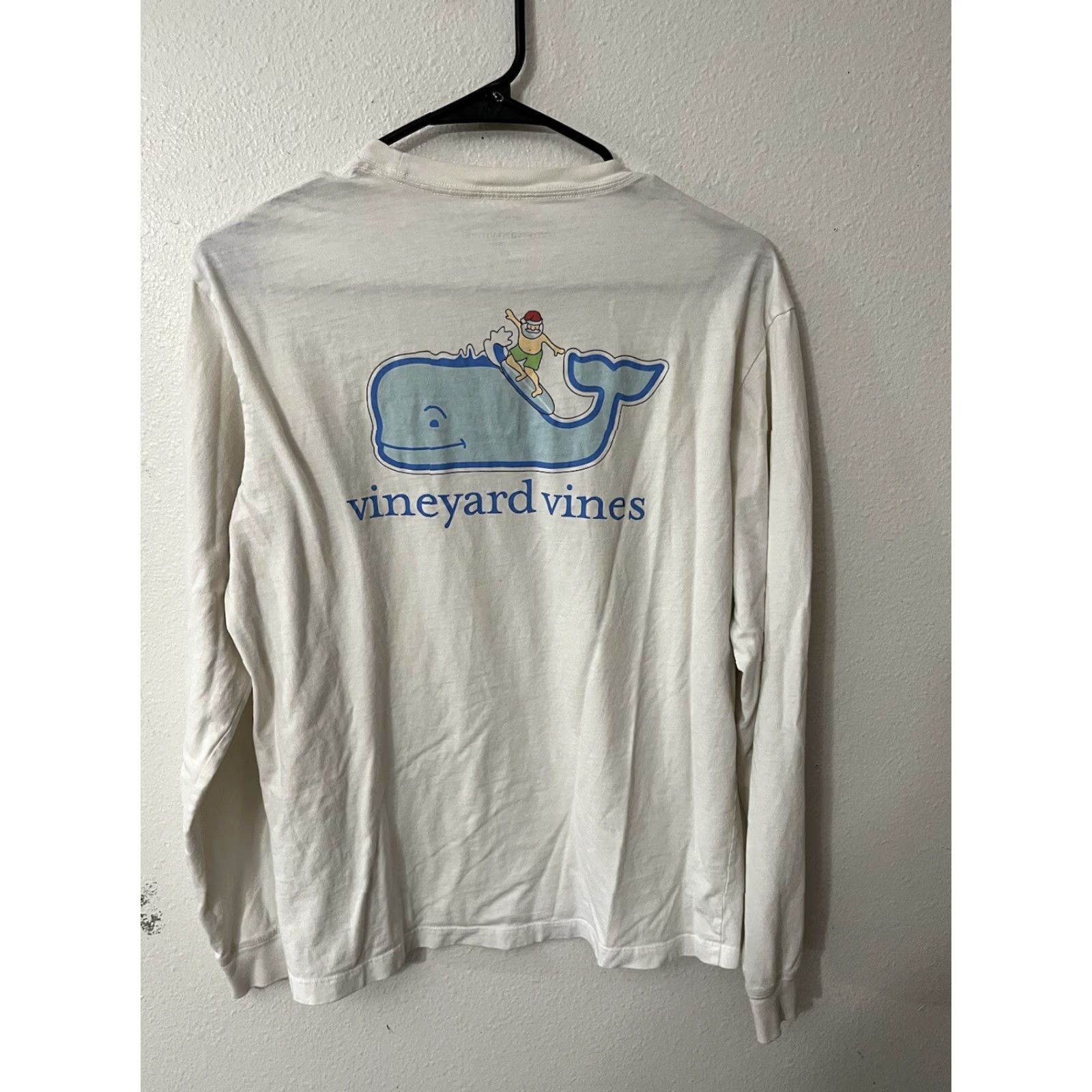 Vineyard Vines Vineyard Vines Shirt Adult XS White Logo Graphic Print Long Sleeve Crew Neck Mens Size US XS / EU 42 / 0 - 3 Thumbnail
