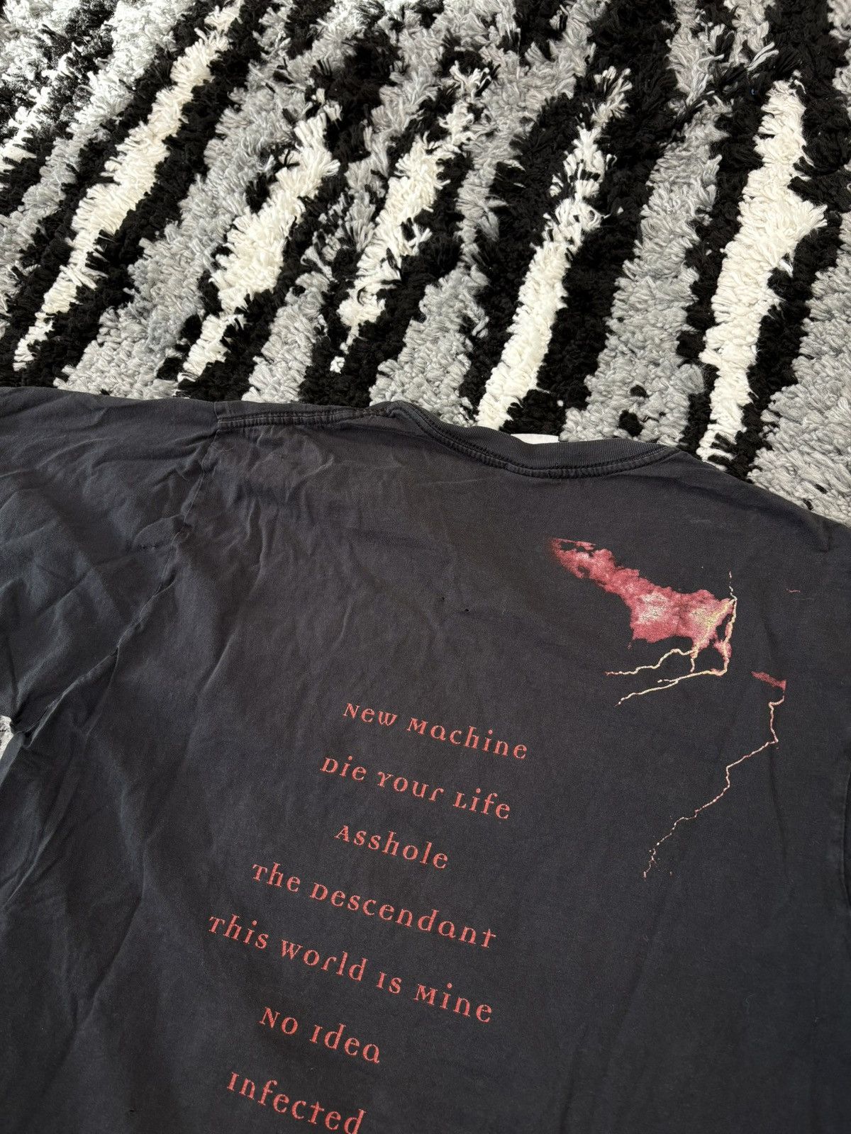Band Tees Justice 00s band tee trashed distressed worn to perfection Size US M / EU 48-50 / 2 - 3 Thumbnail
