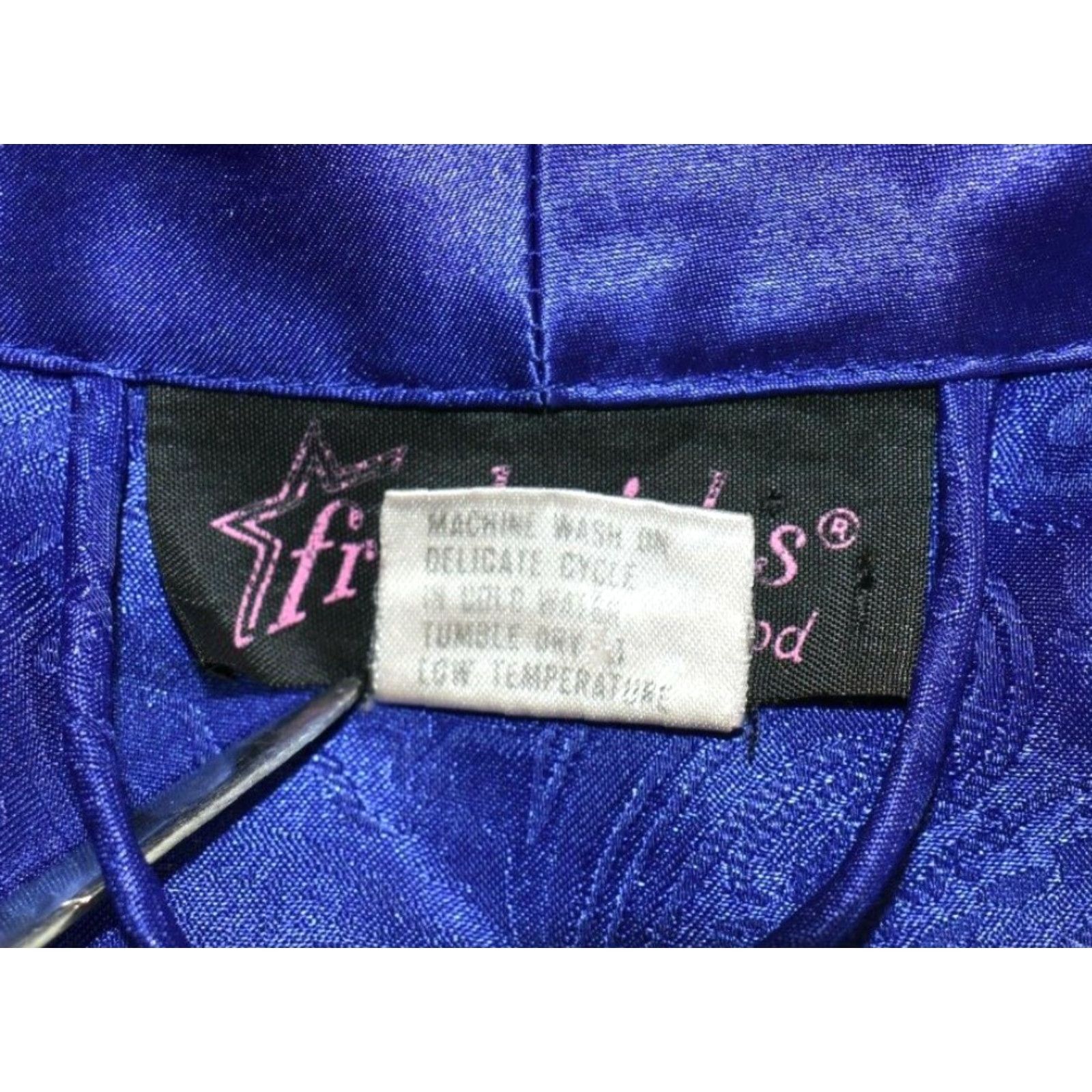 Vintage VINTAGE Frederick's Of Hollywood Satin Robe With Belt M Purple Paisley Robe Womens Size ONE SIZE - 7 Thumbnail