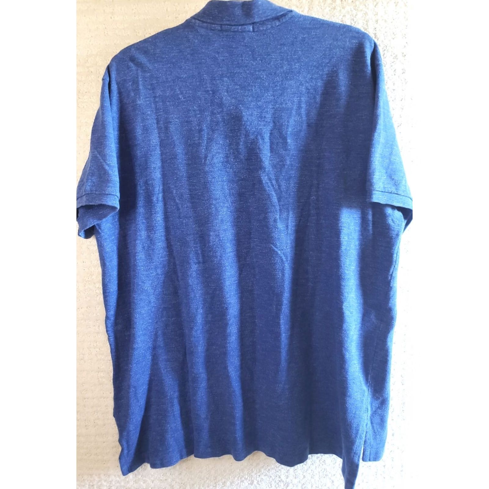 Polo Ralph Lauren Ralph Lauren Polo Shirt Men XL Custom Fit Short Sleeve Heathered Blue Casual Polo Ralph Lauren Shirt XL Mens Blue Size US XL / EU 56 / 4 - 5 Thumbnail