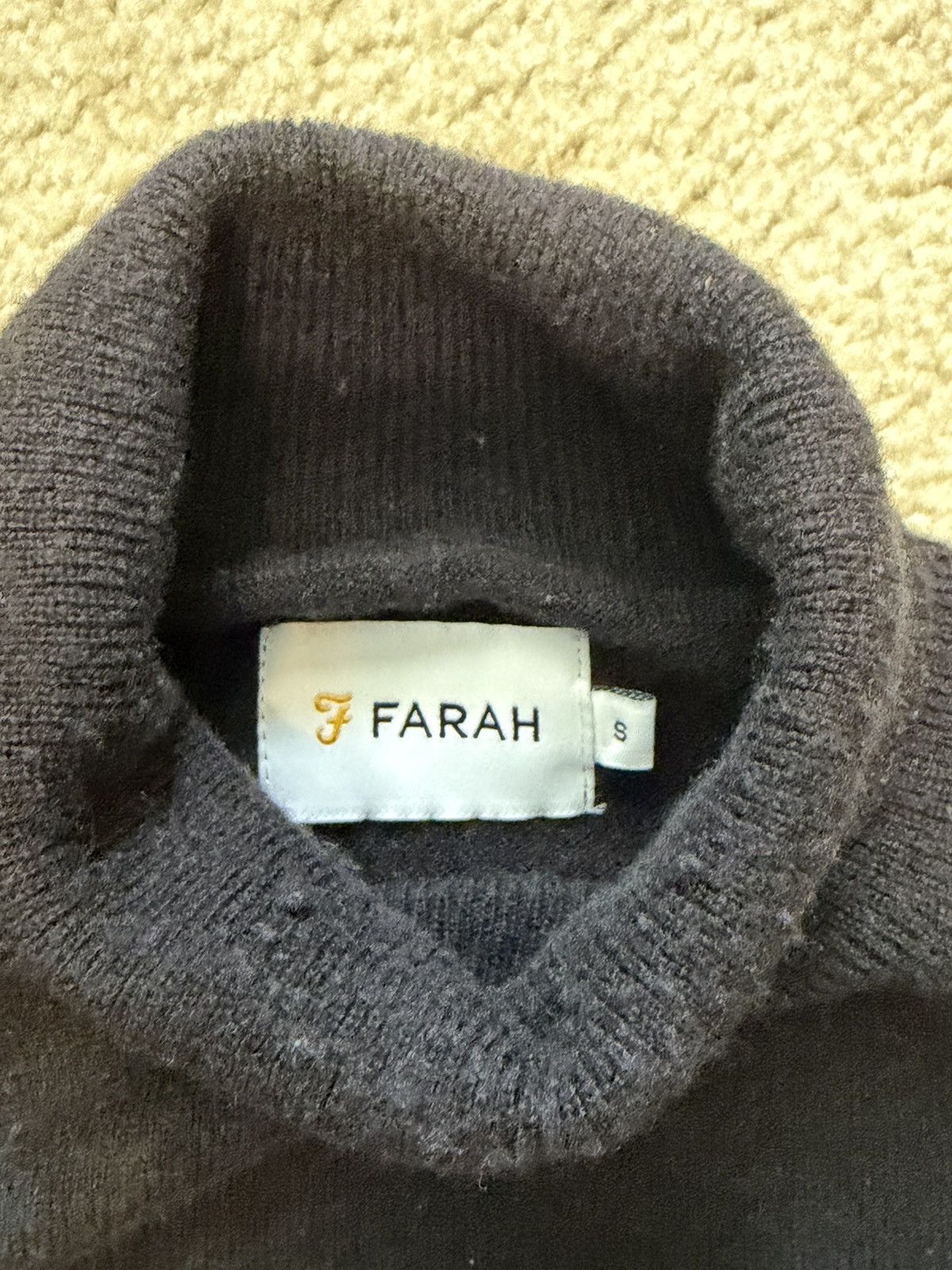 Farah Farah Black Turtleneck Sweater Size Small Size US S / EU 44-46 / 1 - 4 Thumbnail