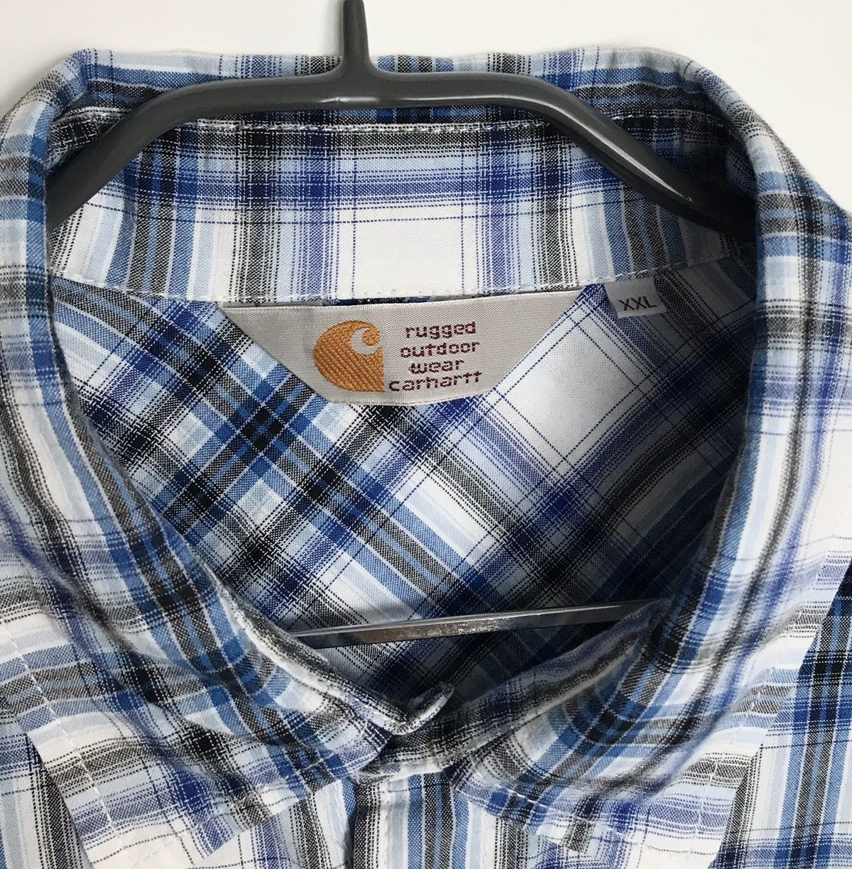 Carhartt Carhartt Short Sleeve Plaid Shirt Men's XXL Size US XXL / EU 58 / 5 - 3 Thumbnail