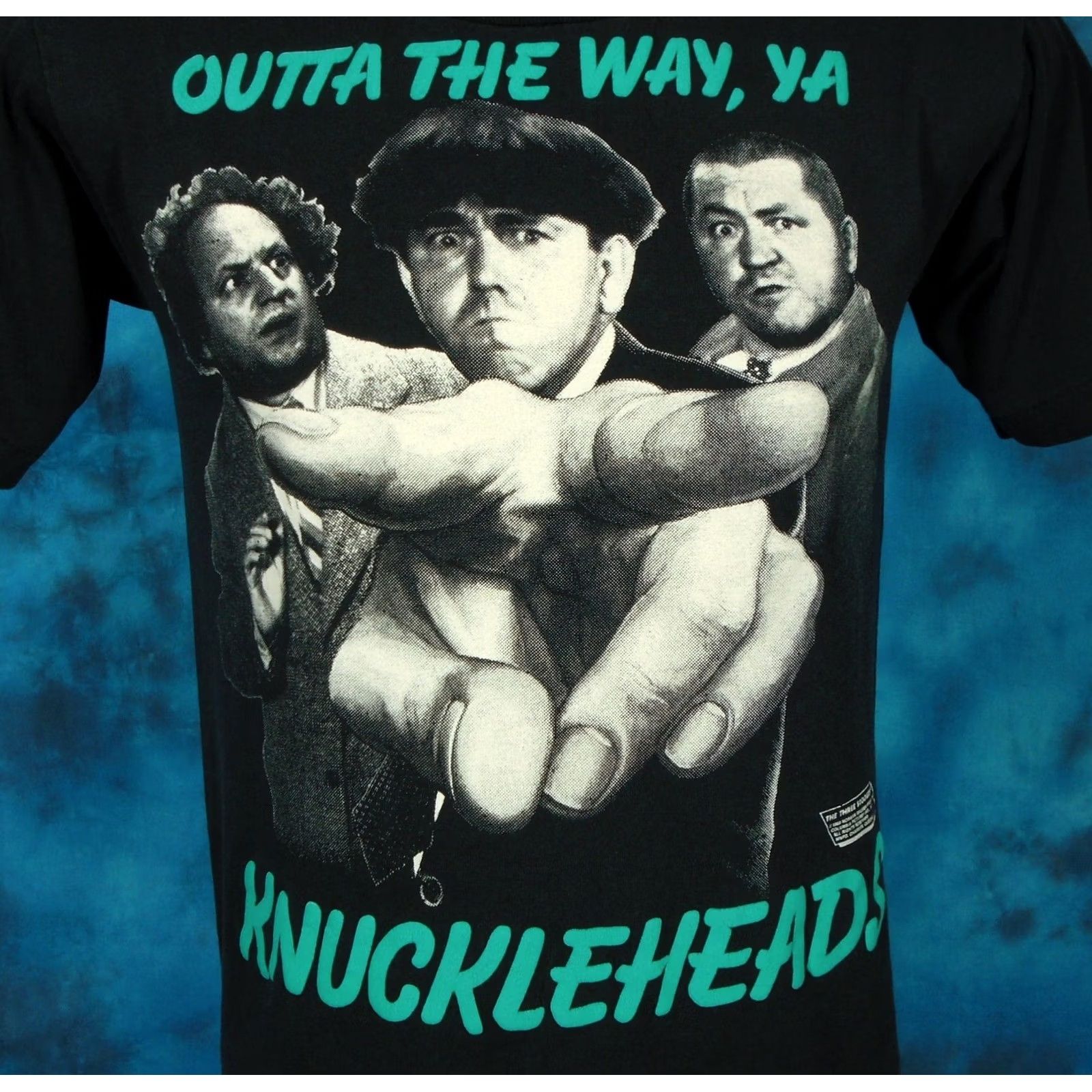 Vintage vintage THE THREE STOOGES KNUCKLEHEADS T-Shirt XS comedy shirt Men XS Black 80s 90s Nast Size US XS / EU 42 / 0 - 2 Thumbnail