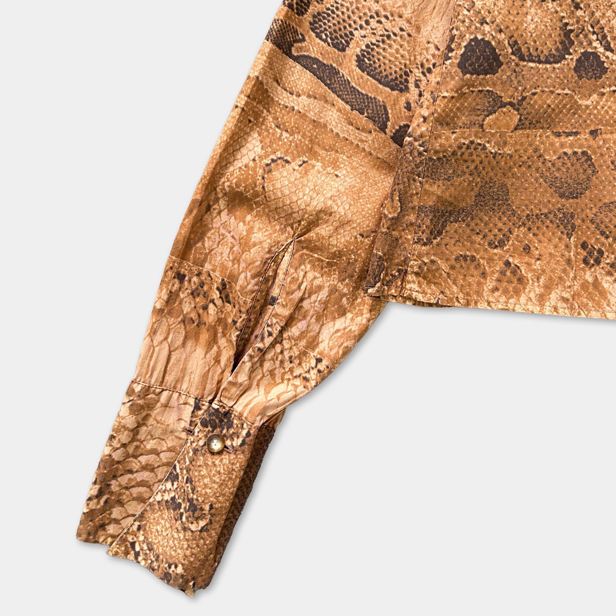 Just Cavalli Just Cavalli Snakeskin Print Shirt Size US S / EU 44-46 / 1 - 5 Thumbnail