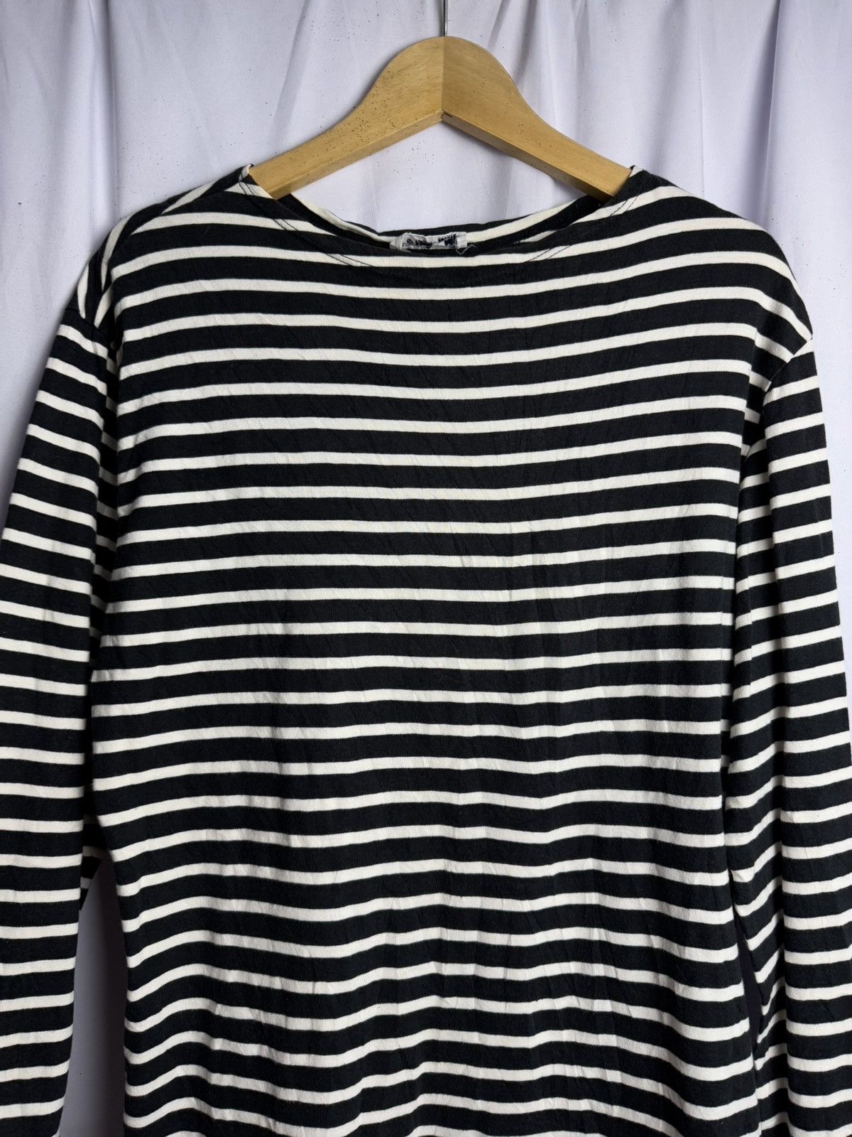 agnes b. Agnes B Homme Japan Long Sleeve Stripe Size US L / EU 52-54 / 3 - 3 Thumbnail