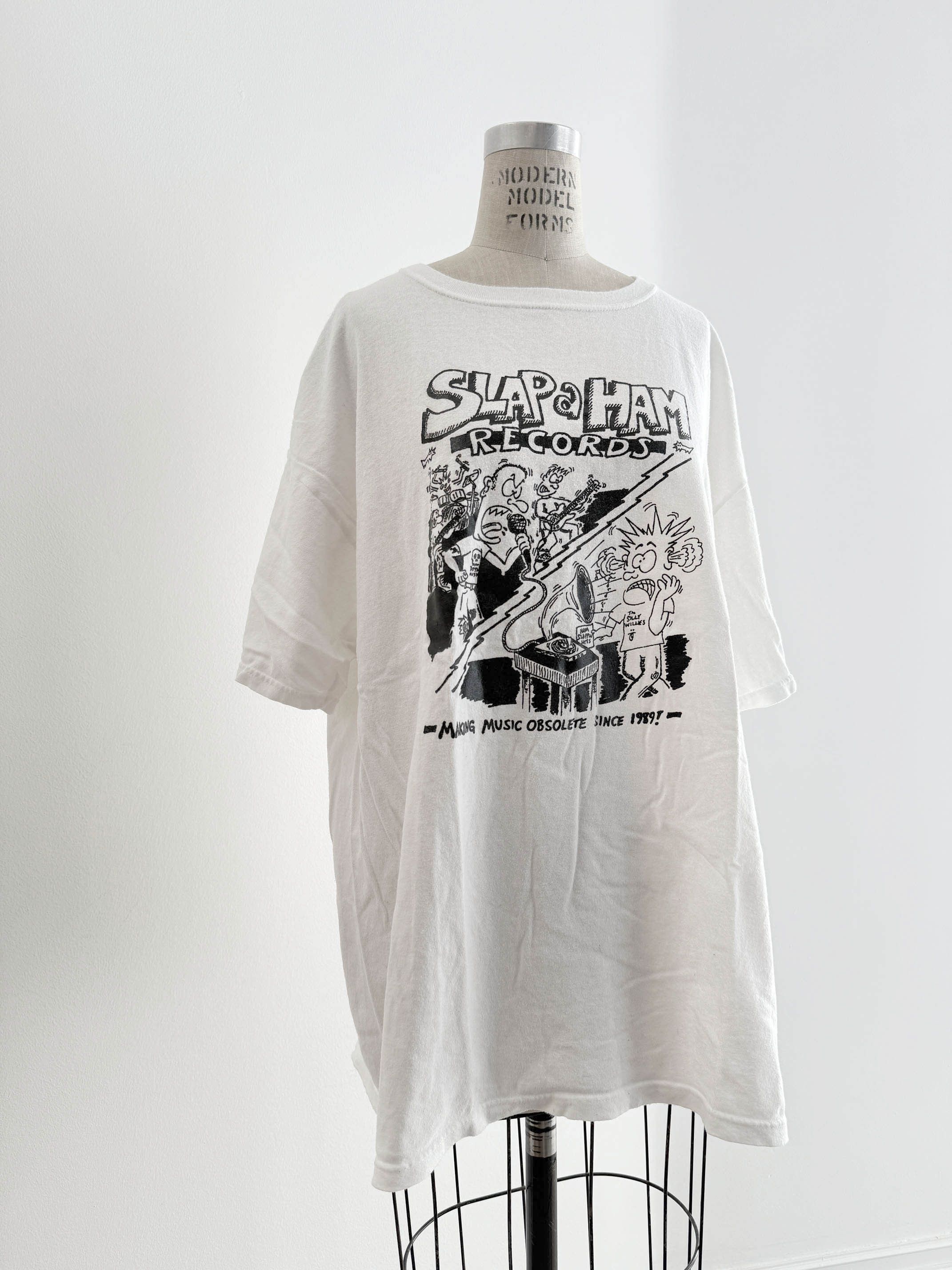 Vintage 90s Vintage Slap a Ham records shirt Size US XL / EU 56 / 4 - 2 Thumbnail