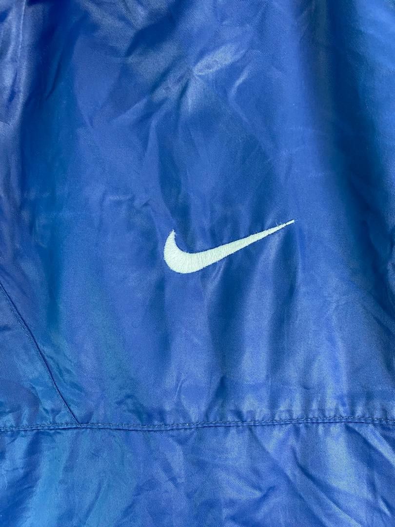 Nike × Vintage Vtg 90s Nike swoosh small logo pullover raincoat jacket Size US XL / EU 56 / 4 - 2 Thumbnail