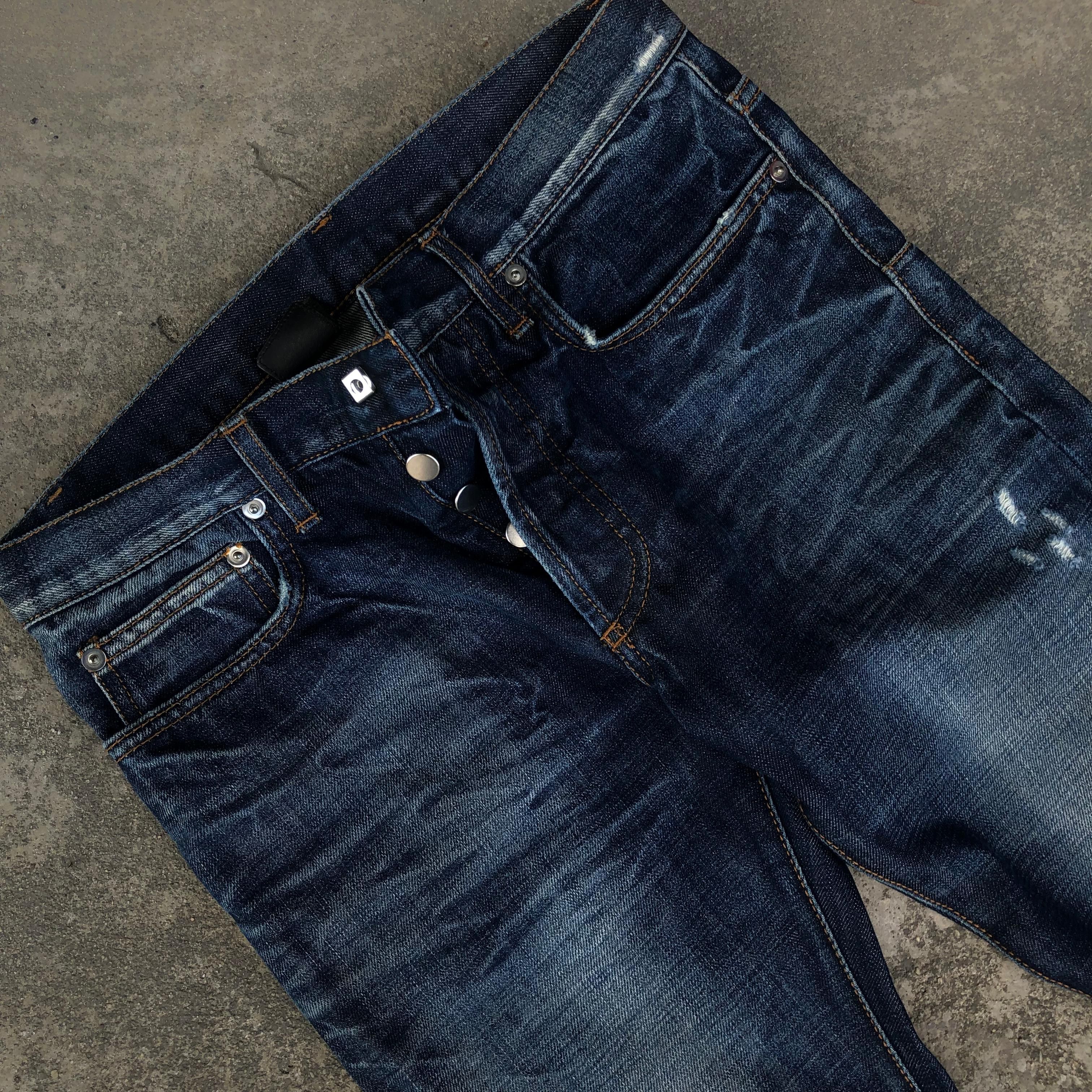 Dior Dior Strip Clawmark distressed Jeans by Hedislimane Size US 29 - 3 Thumbnail