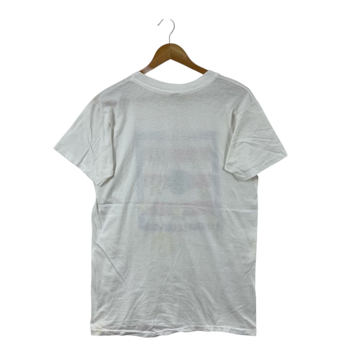 Vintage Vtg 90s Hanes USA Stars Landmarks TShirt White Single Stitch Size US M / EU 48-50 / 2 - 2 Thumbnail