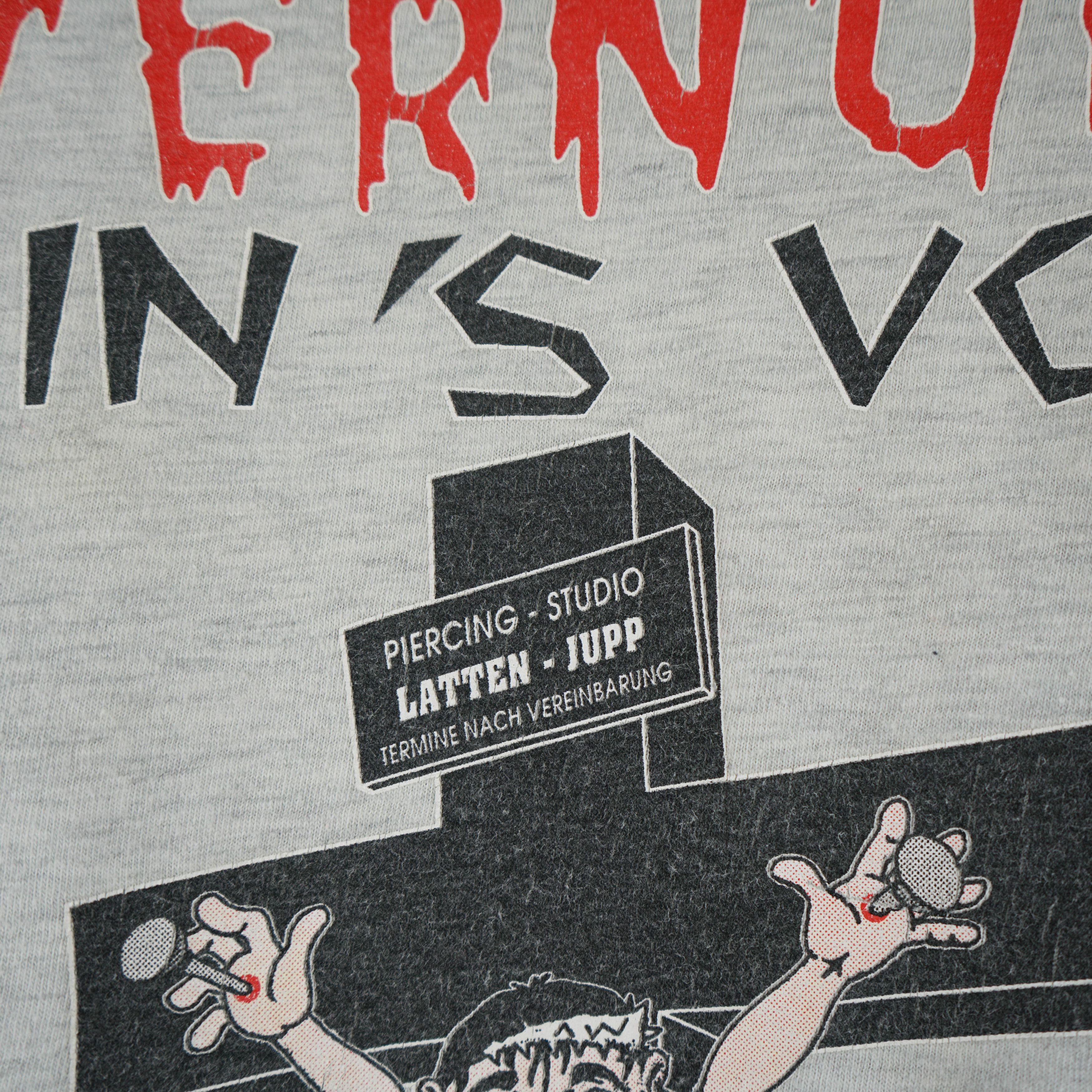 Vintage Vintage 1990s Jesus Christ Humor T-Shirt Size US XL / EU 56 / 4 - 6 Thumbnail