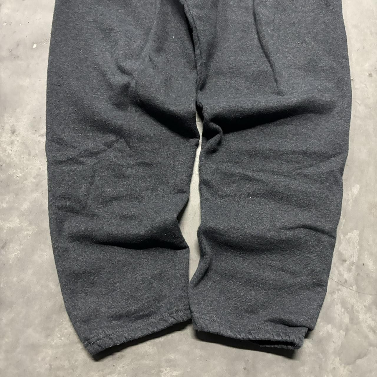 Japanese Brand × Vintage Crazy Vintage Y2K/2000s Dark Grey Skater Essential Sweatpants! Size US 30 / EU 46 - 4 Thumbnail