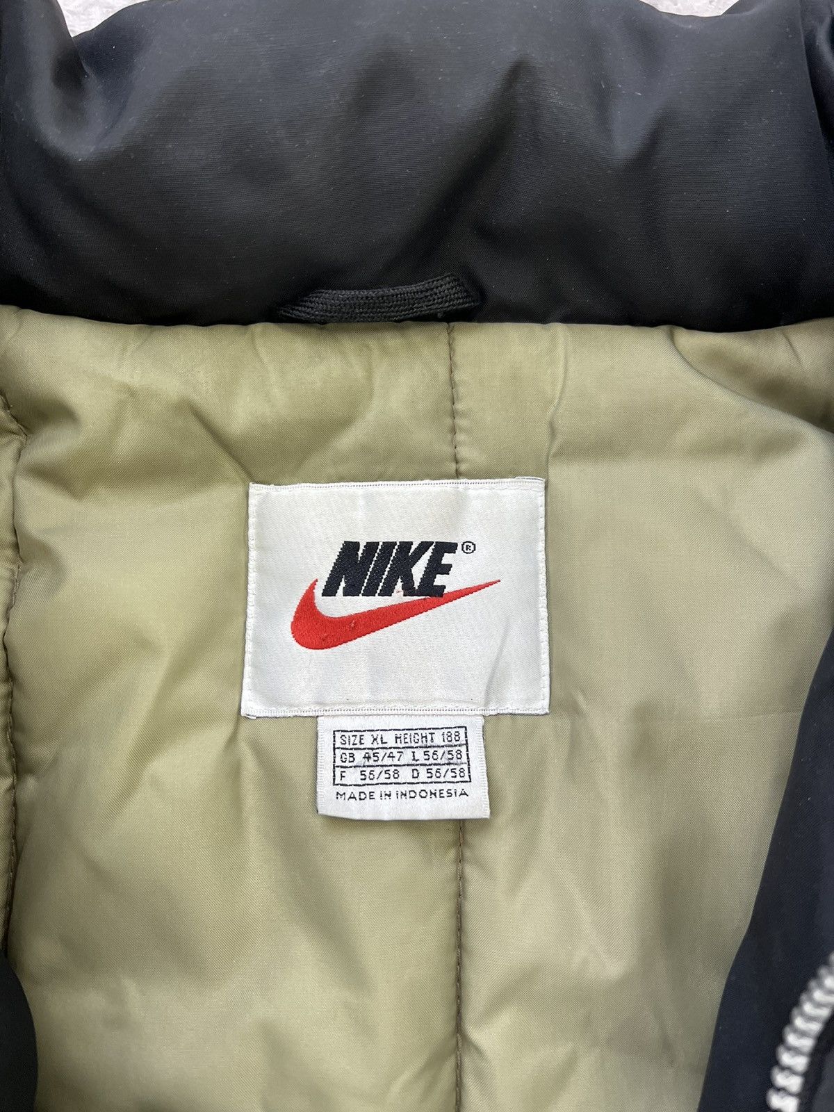 Nike × Vintage 90's Vintage Nike Jacket Big Swoosh Logo Rare Design Size US XL / EU 56 / 4 - 6 Thumbnail