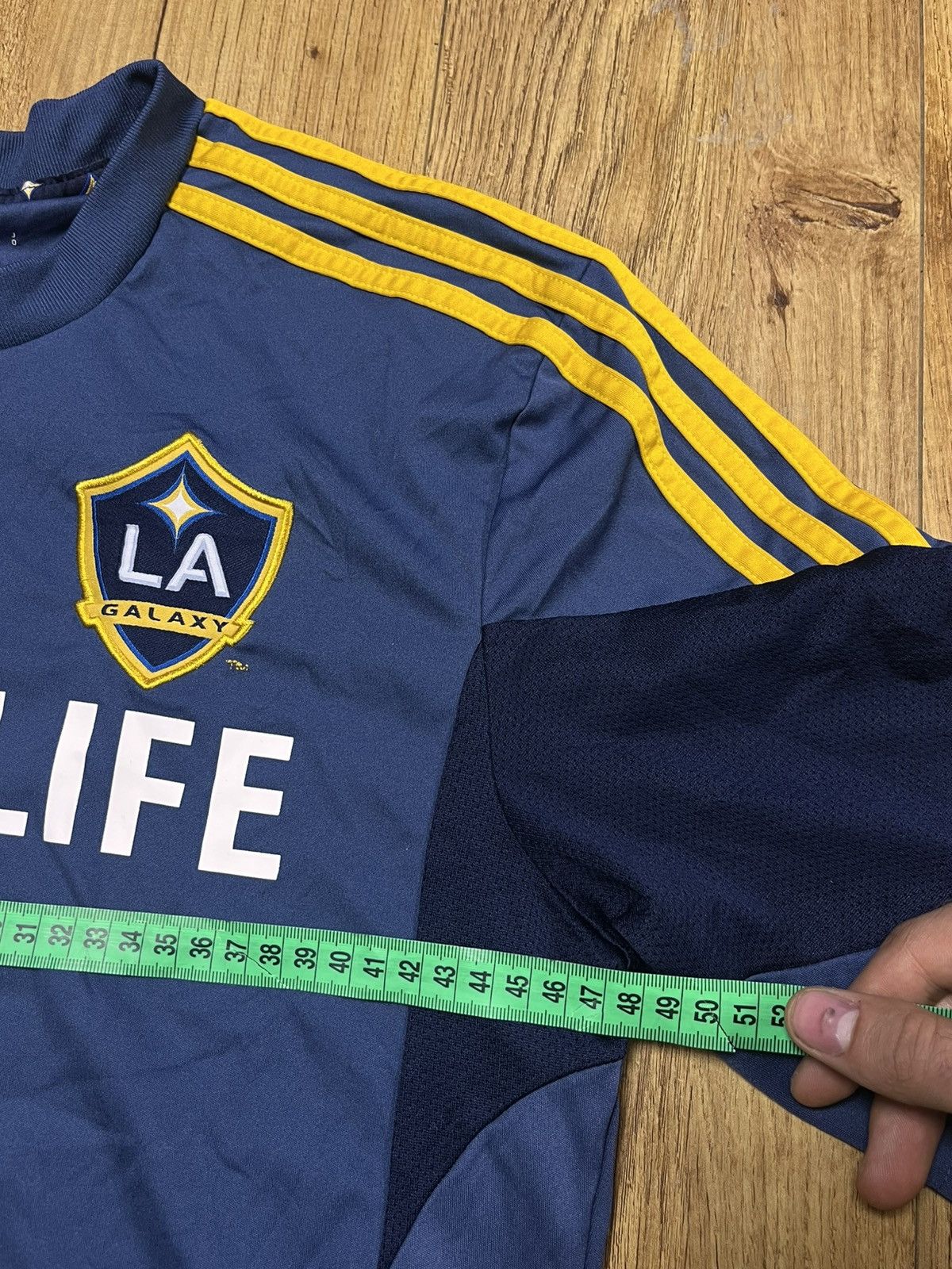 Adidas 2013-14 La Galaxy #8 Gerrard Football Shirt Jersey Adidas Size US M / EU 48-50 / 2 - 4 Thumbnail