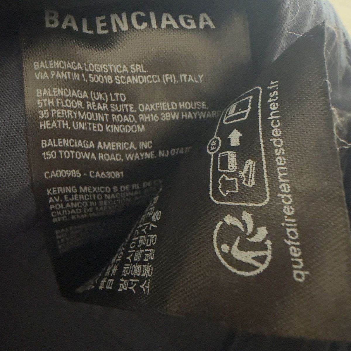 Balenciaga Balenciaga 3B Stencil Cap Blue Small 55CM 🚫READ DESCRIPTION🚫 Size ONE SIZE - 9 Thumbnail