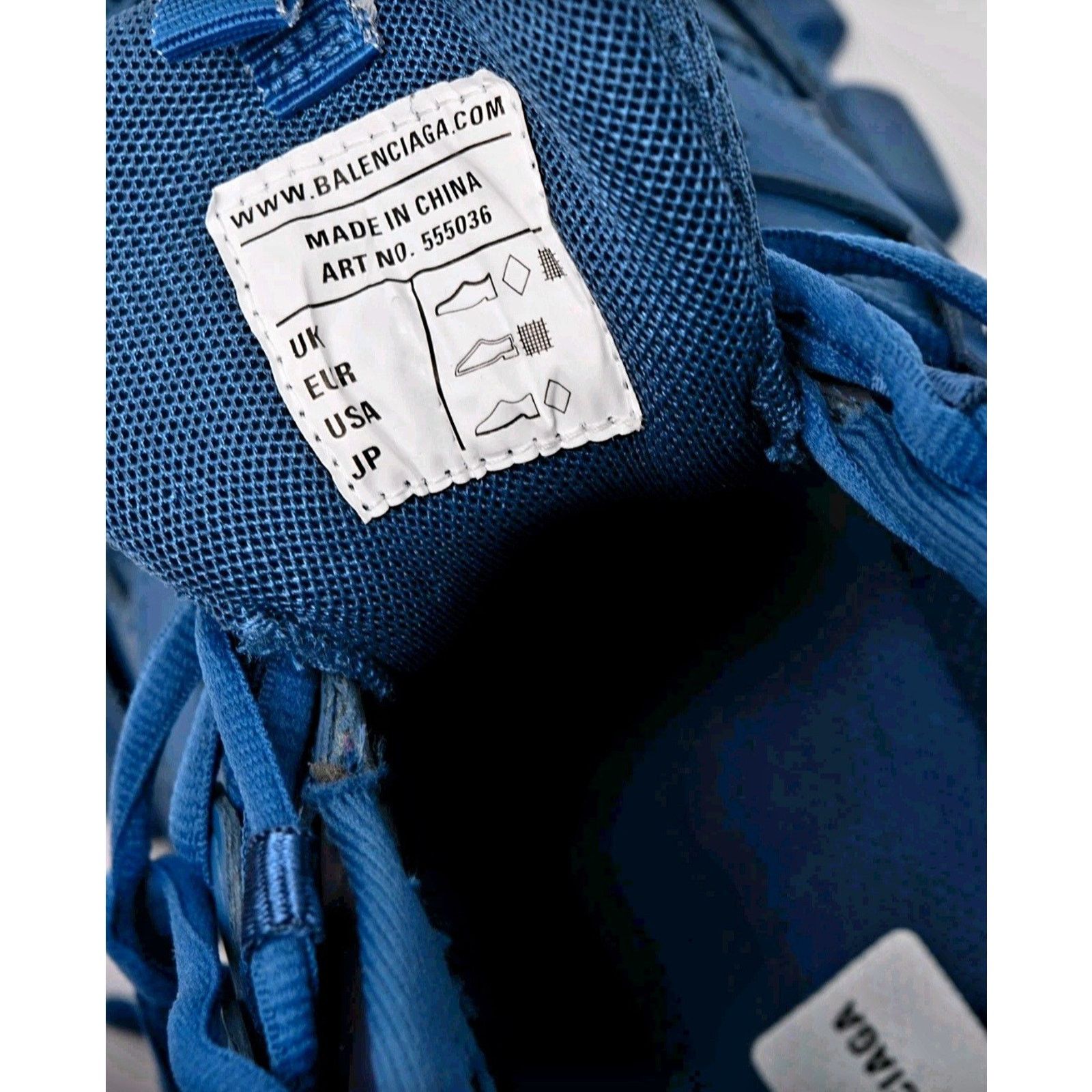 Balenciaga RRP$1042 BALENCIAGA Track Sneaker US7EU40 Blue LED Monocolor Size US 7 / EU 40 - 19 Thumbnail