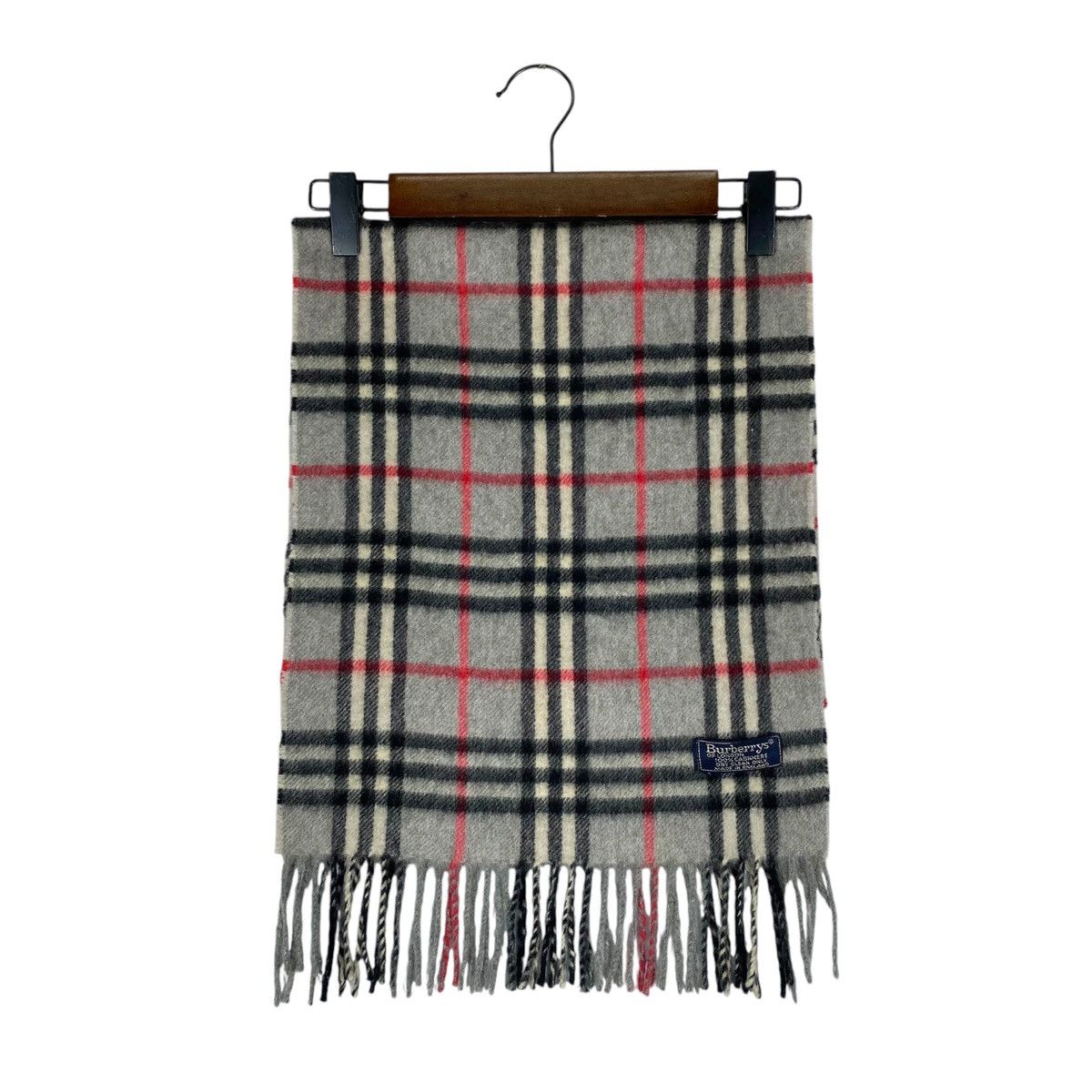 Burberry × Vintage Vintage Burberrys Nova Checked Cashmere Scarf Muffler Size ONE SIZE - 3 Thumbnail