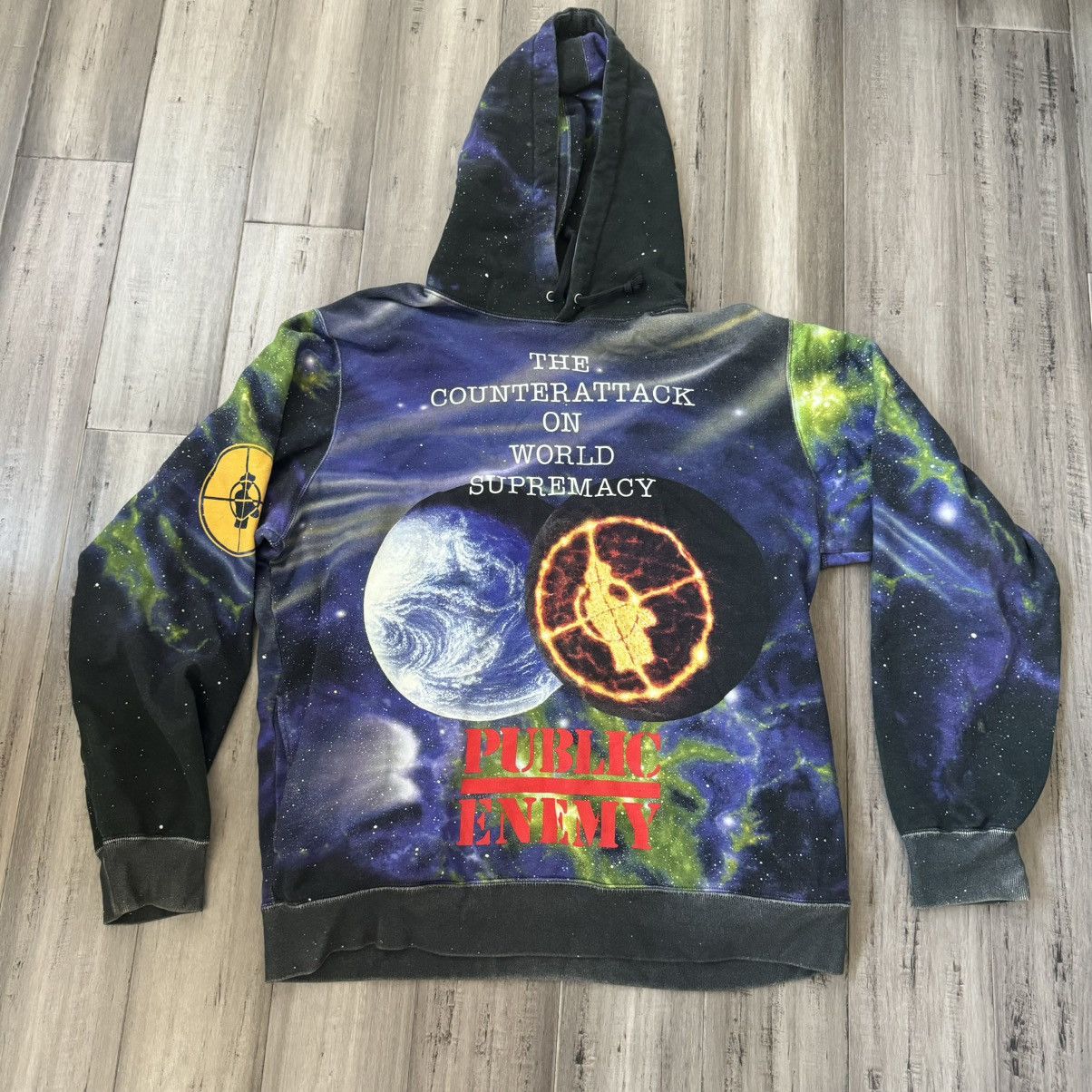 image of Supreme x Undercover 18Ss Public Enemy Hoodie Large in Black, Men's