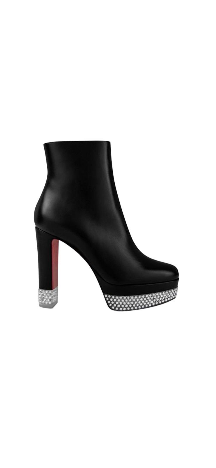 Christian Louboutin CASSANDRIBOOTY LEATHER ANKLE BOOTS