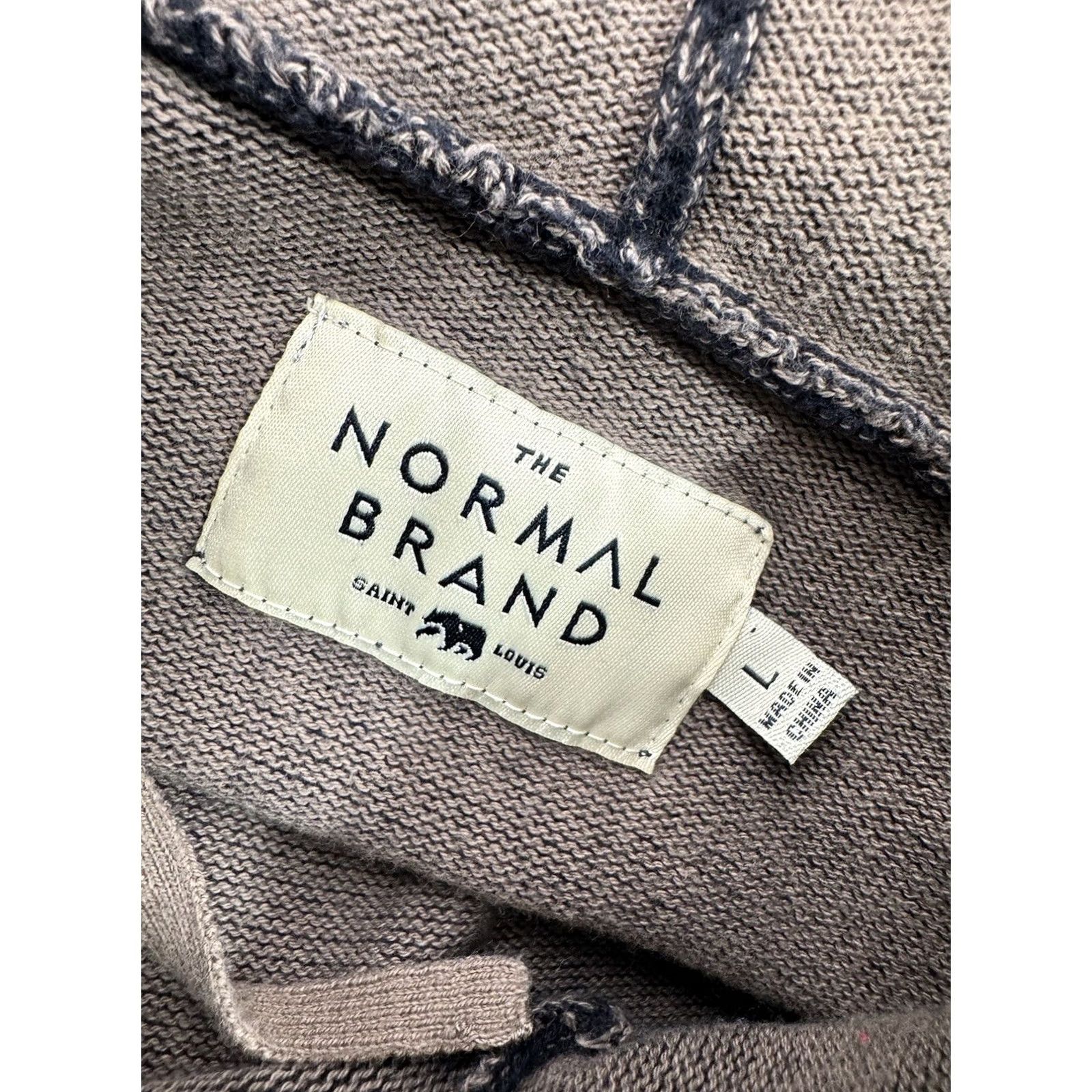 J Brand The Normal Brand Mens Hoodie Pullover L Blue Modern Fit Shirt Size US L / EU 52-54 / 3 - 5 Thumbnail