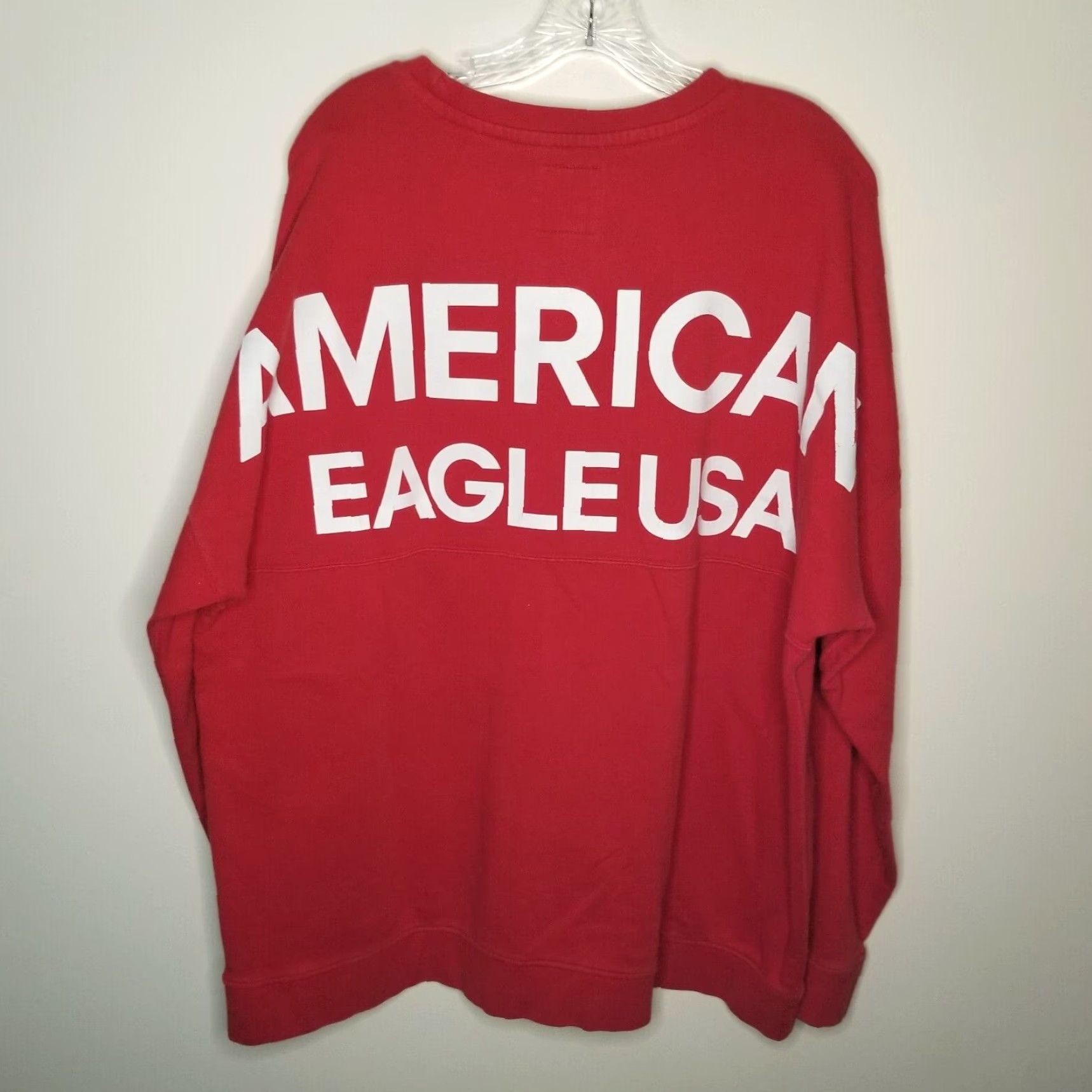 American Eagle Outfitters American Eagle Women's Red Long Sleeve Pullover Sweater 3XL Size XXL / US 16-18 / IT 52-54 - 5 Thumbnail