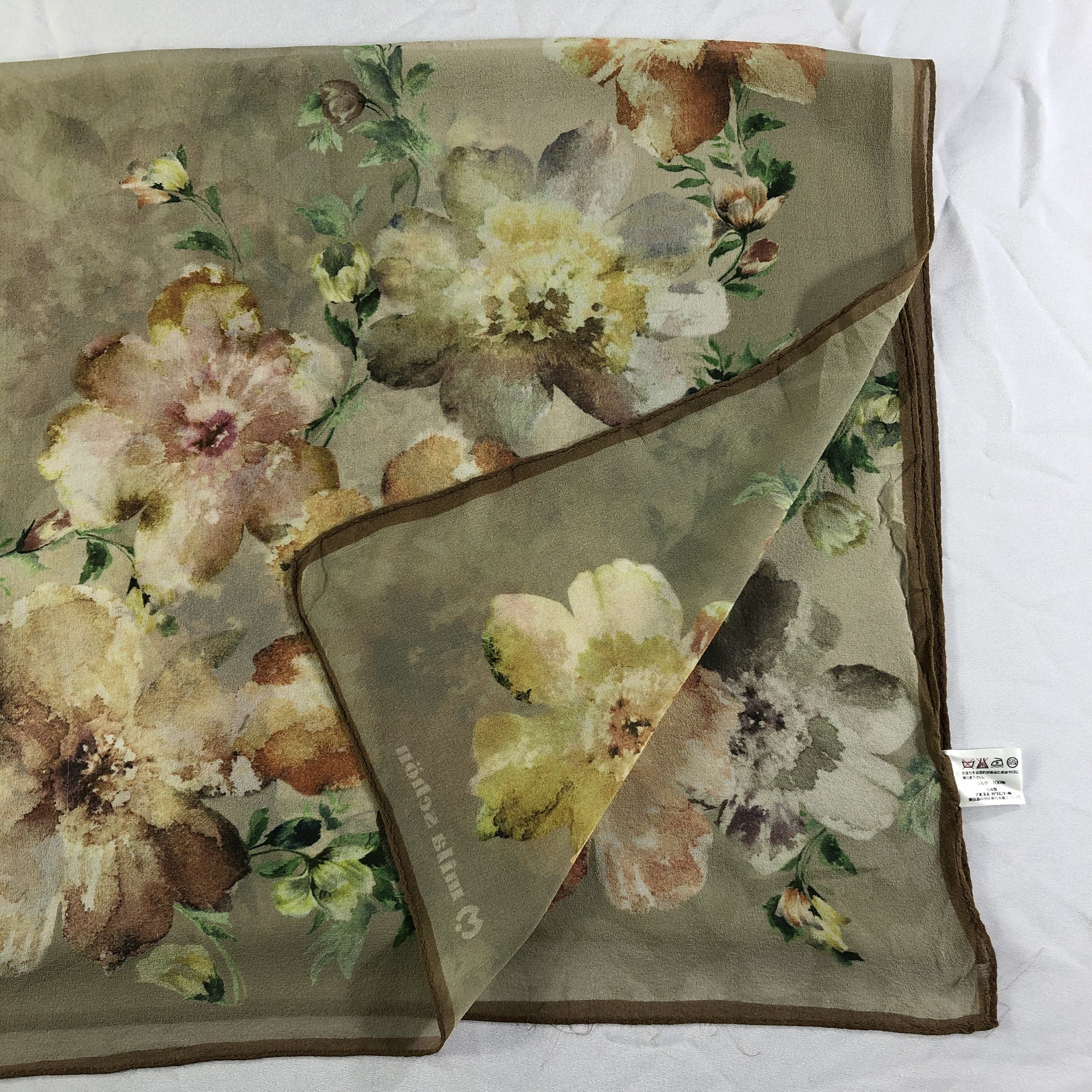 Mila Schon × Vintage Vintage Mila Schon Silk Scarf Size ONE SIZE - 5 Thumbnail