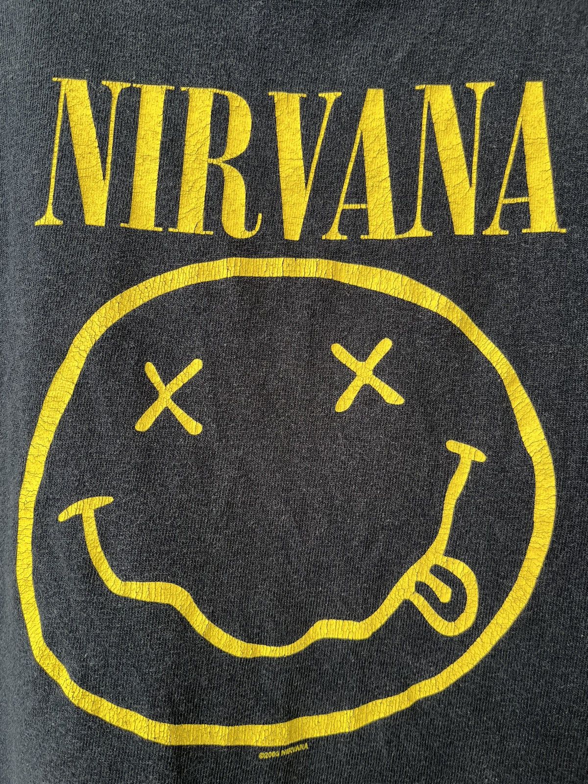 Band Tees × Vintage Vintage Nirvana 03’ Smiley Face Size US S / EU 44-46 / 1 - 2 Thumbnail
