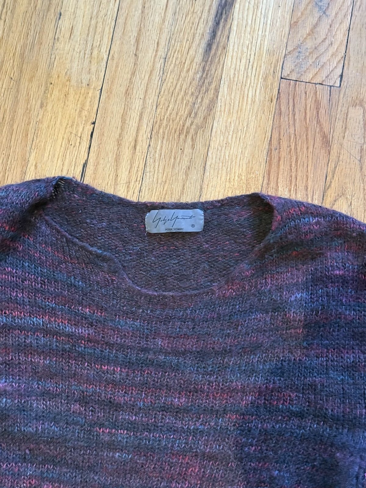 Yohji Yamamoto Yohji Raw Hem Rainbow Knit Size US M / EU 48-50 / 2 - 2 Thumbnail