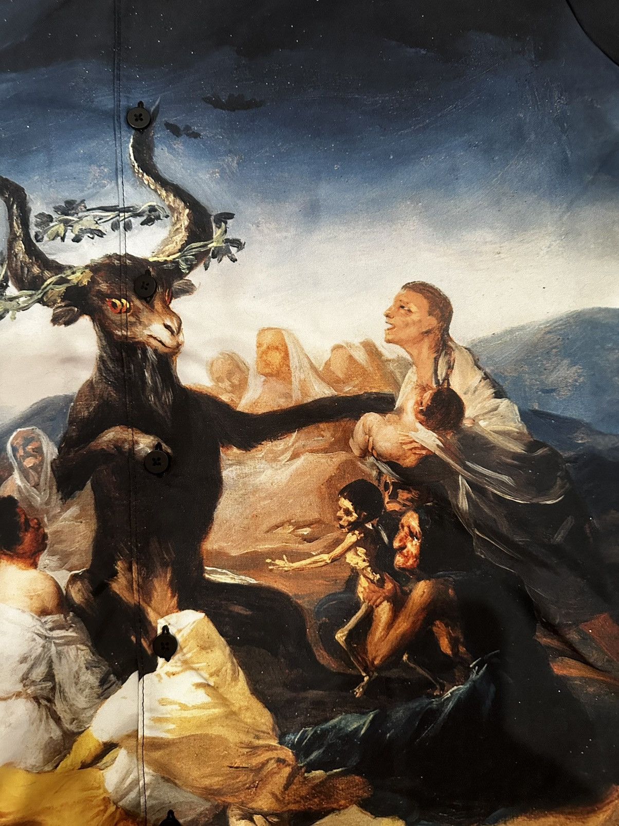 Designer × Vintage Rare Francisco Goya ‘Witches’ Sabbath’ Size US L / EU 52-54 / 3 - 4 Thumbnail