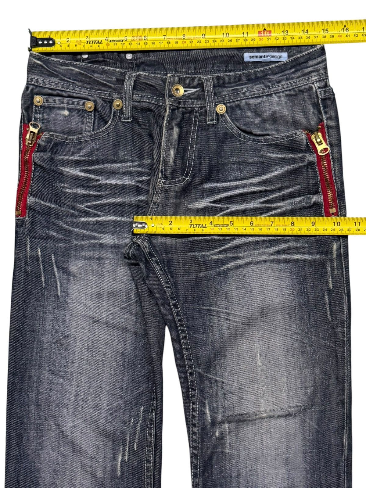 semanticdesign Vintage Semantic Design Japan Denim Jeans | Slim Bootcut W29 Size US 29 - 18 Thumbnail