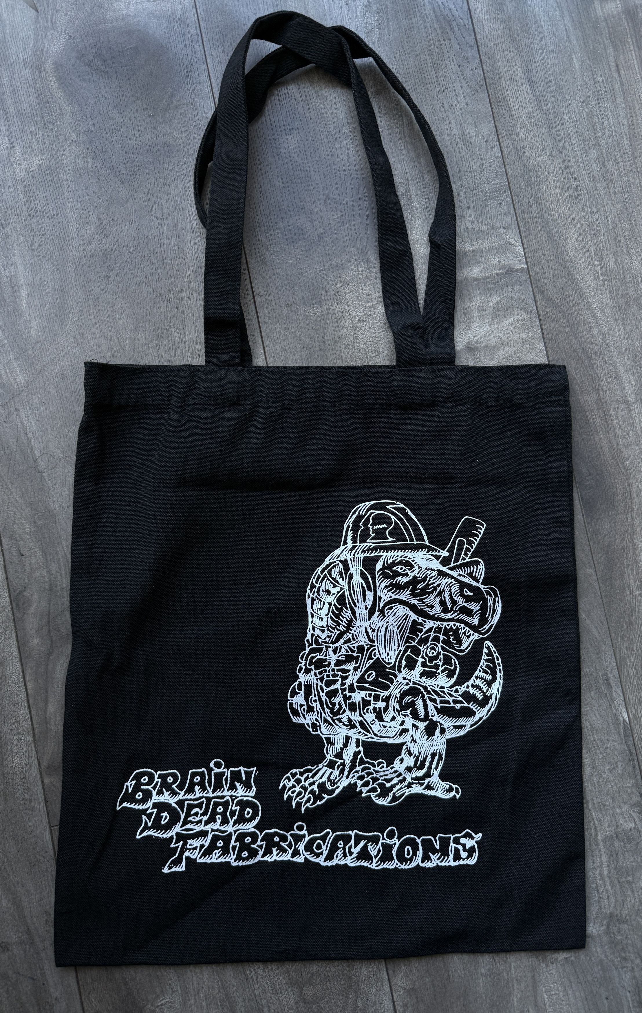 Brain Dead New BRAIN DEAD Fabrications black tote shoulder shopping bag Size ONE SIZE - 1 Thumbnail