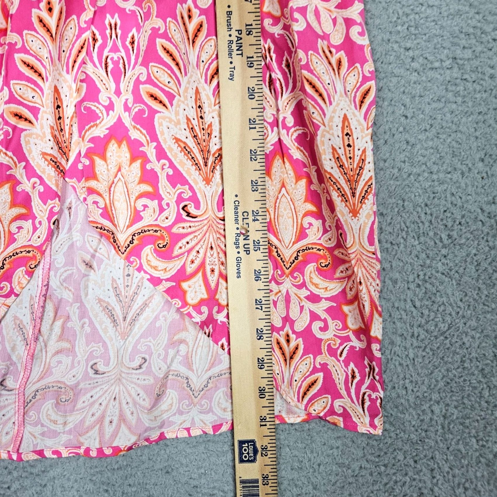 Loft LOFT By Ann Taylor Melrose Pink Paisley Sarong Skirt Size 12 NEW Size 34" / US 12 / IT 48 - 8 Thumbnail