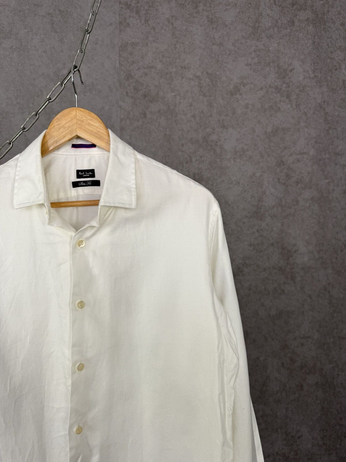 Paul Smith Paul Smith designer white shirt Size US L / EU 52-54 / 3 - 2 Thumbnail