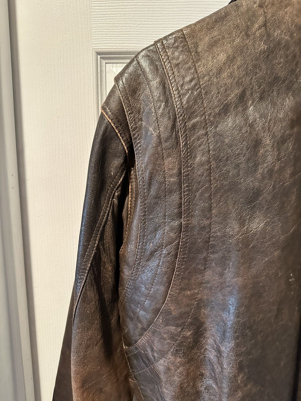 Vintage Vintage Chia Leather Jacket Fly High 1936 38 Size US M / EU 48-50 / 2 - 9 Thumbnail