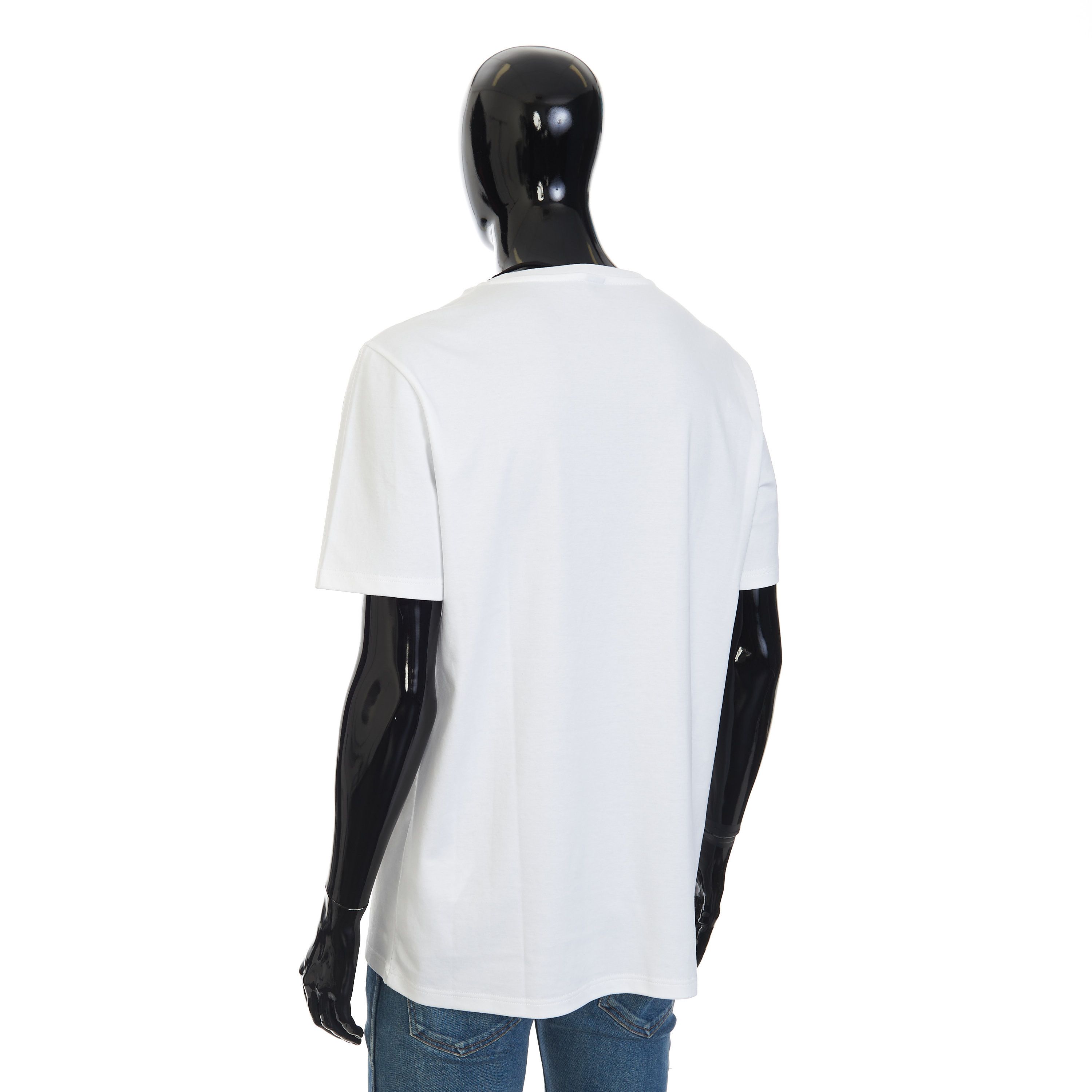 Berluti Embroidered B Logo T-Shirt In White Cotton Size US XXL / EU 58 / 5 - 4 Thumbnail