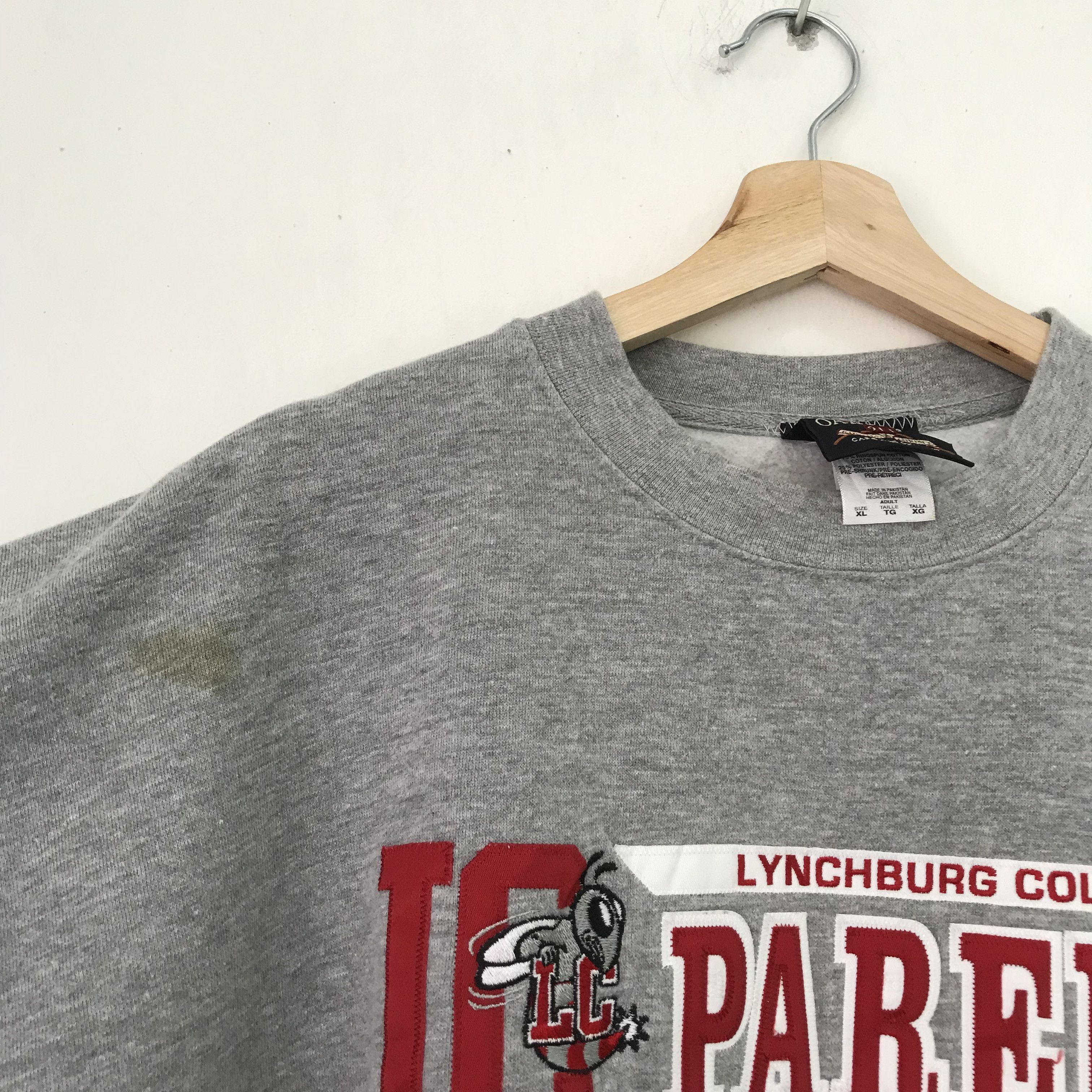 Vintage Vintage University Of Lynchburg Gray Sweatshirt Large - 374 Size US L / EU 52-54 / 3 - 7 Thumbnail