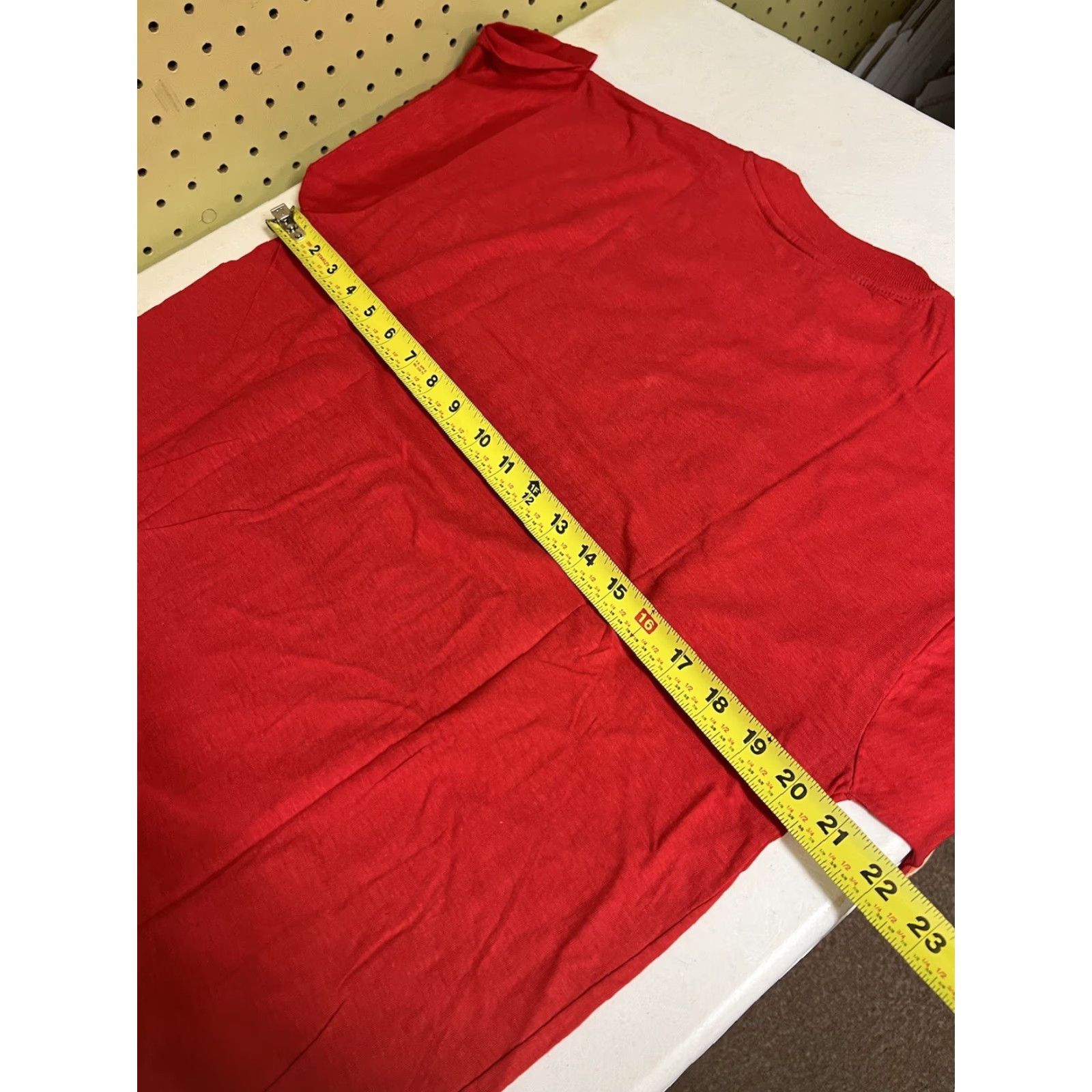 Vintage VINTAGE Single Stitch T-Shirt Red L Mountains Cotton Unisex Adults Stitch Large NOS Comfortable Travel Size US L / EU 52-54 / 3 - 6 Thumbnail