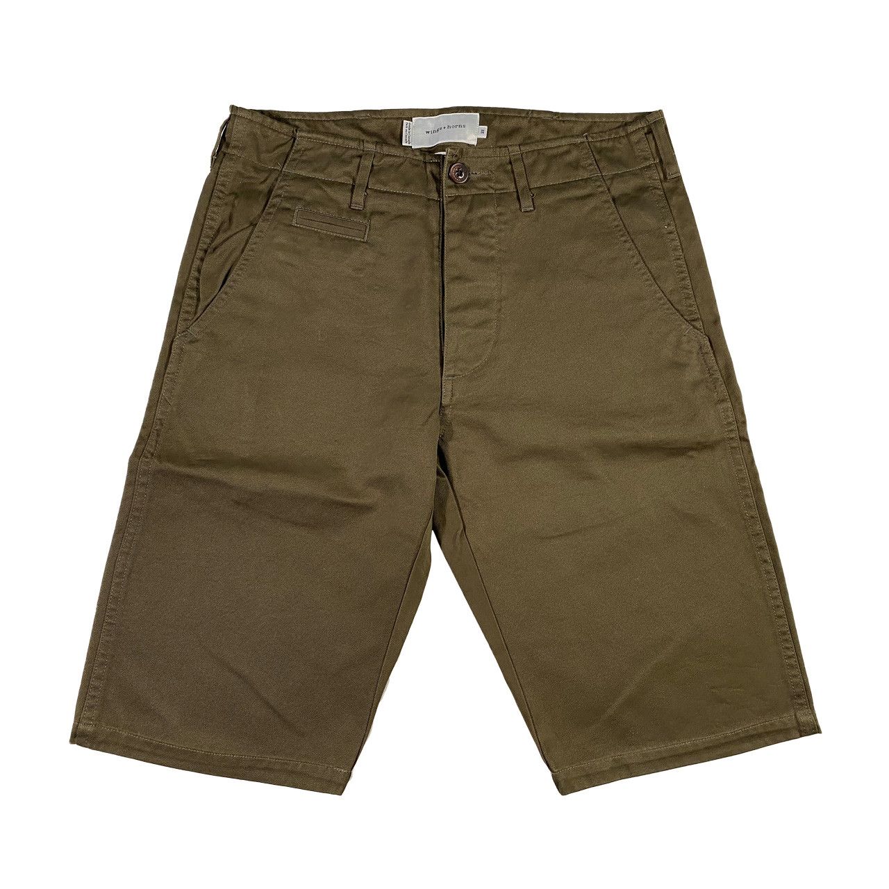 Wings + Horns Wings + Horns Olive Green Bermuda Shorts 28x11.5 Size US 28 / EU 44 - 1 Thumbnail