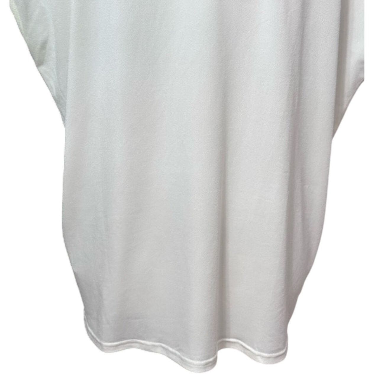 Nordstrom Nordstrom Rack Blouse Sheer Tie Swiss Dot White Women's 1X Size XL / US 12-14 / IT 48-50 - 6 Thumbnail