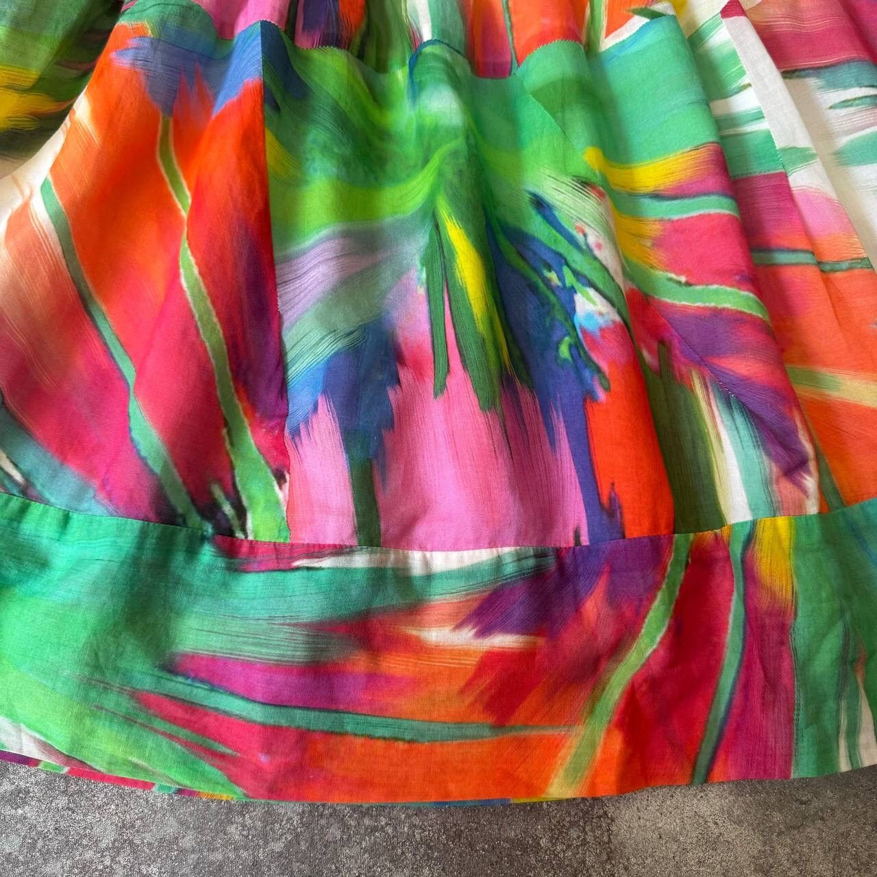 Iceberg × Vintage ICEBERG Vintage Colourful Pleated Skirt Size 28" / US 6 / IT 42 - 4 Thumbnail