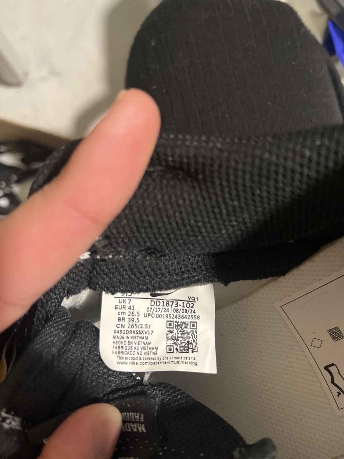 Nike Nike dunk shoes black Size US 9.5 / EU 42-43 - 7 Thumbnail