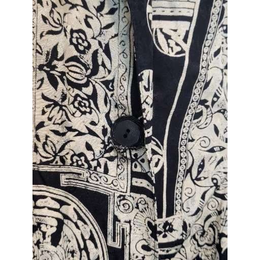 Vintage Vintage Kensington Square Button Down Shirt Women Sz S Black Size S / US 4 / IT 40 - 3 Thumbnail