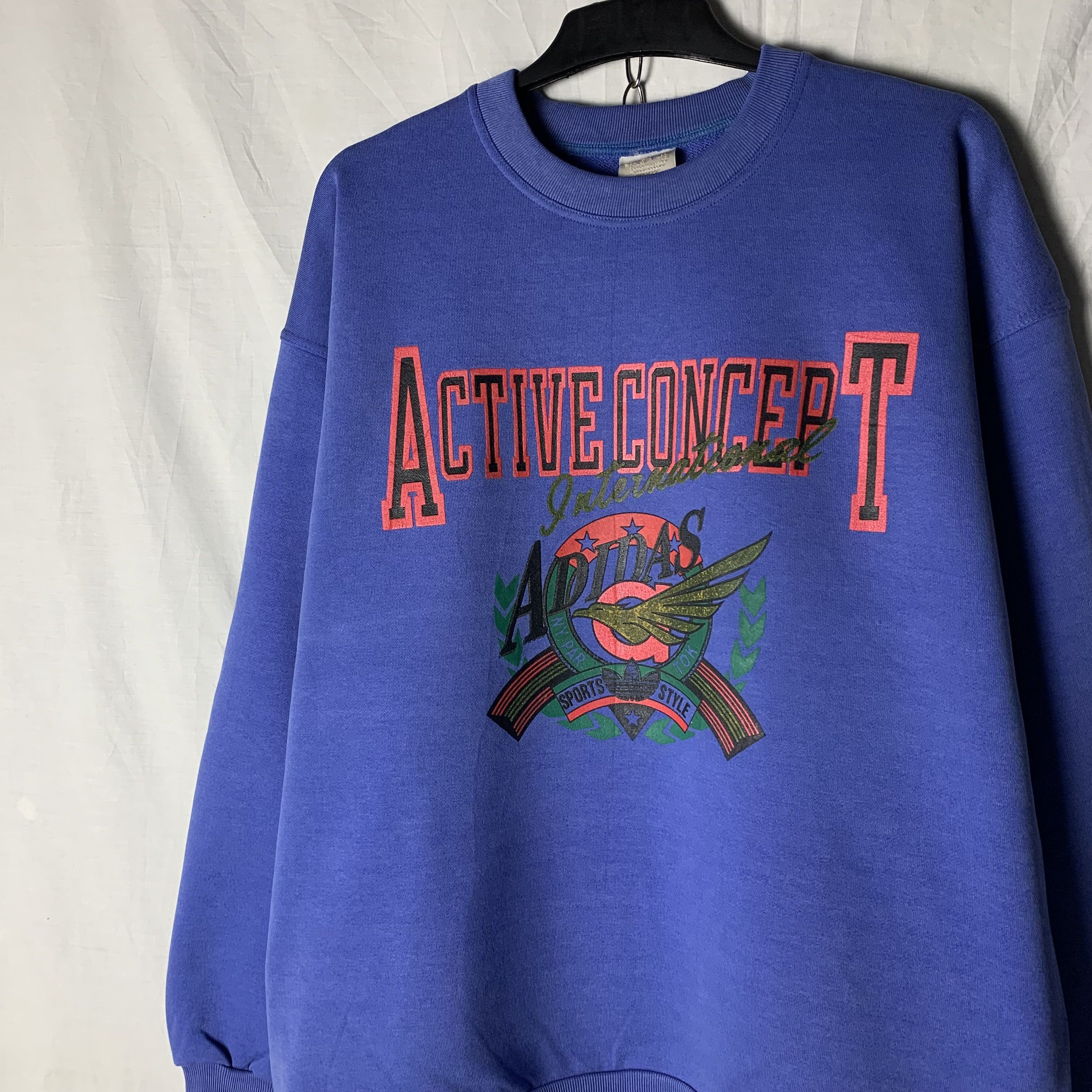Adidas Vintage 90s Adidas Active Concept Sweatshirt Crewneck Size US L / EU 52-54 / 3 - 2 Thumbnail