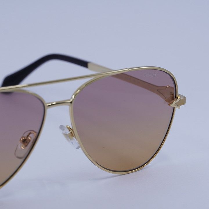 Versace Versace VE2283 1002EL Sunglasses Gold Aviator Frame, Orange Size ONE SIZE - 6 Thumbnail
